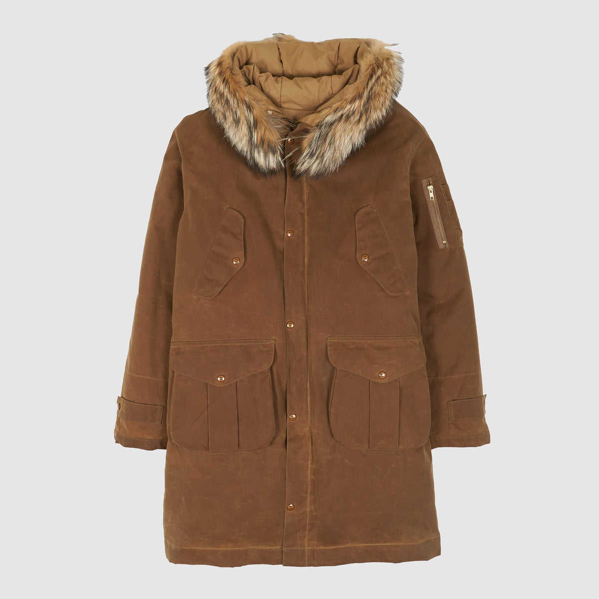 Filson Black Label Waxed Down Lined Mountain Parka