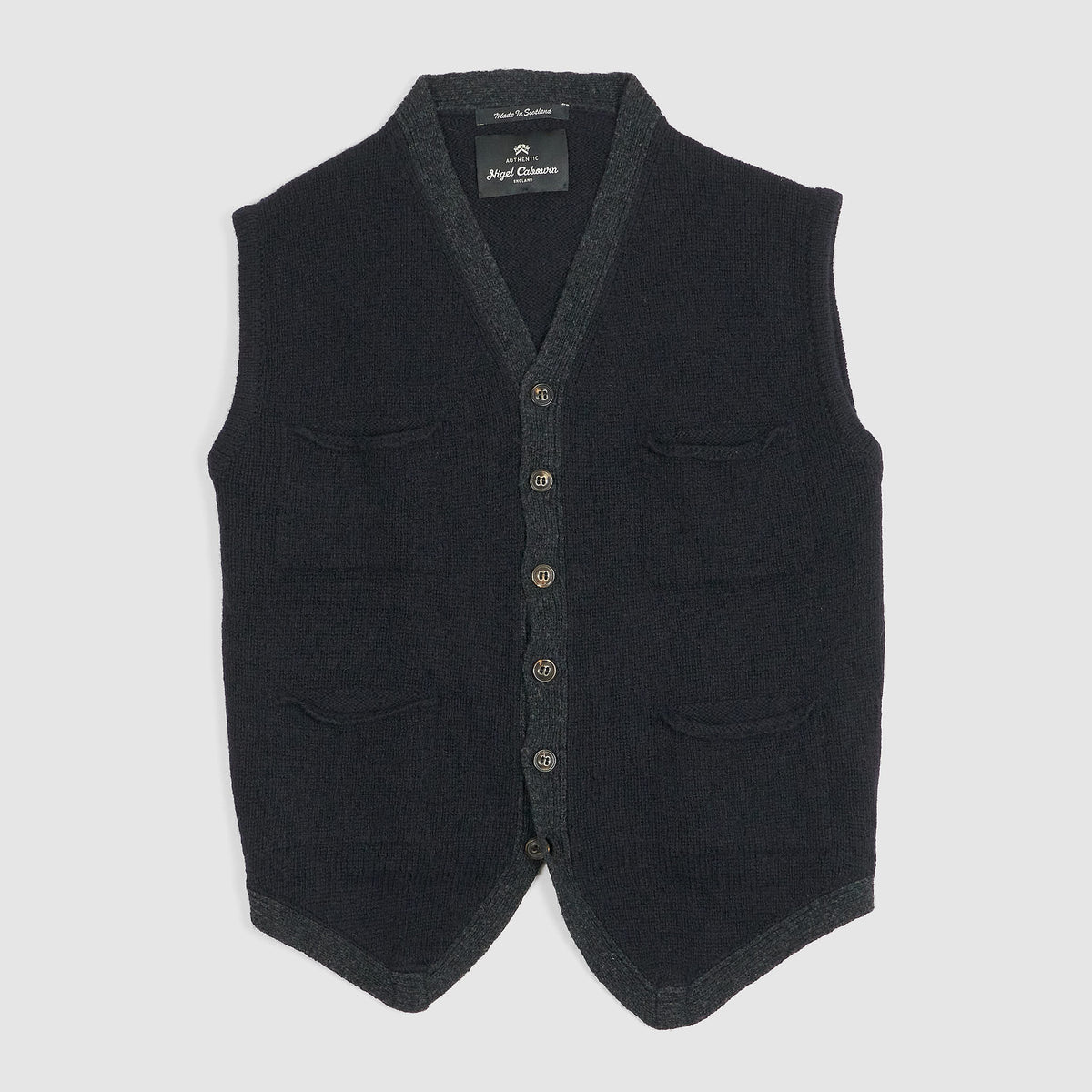 Nigel Cabourn Shetland Wool Vest