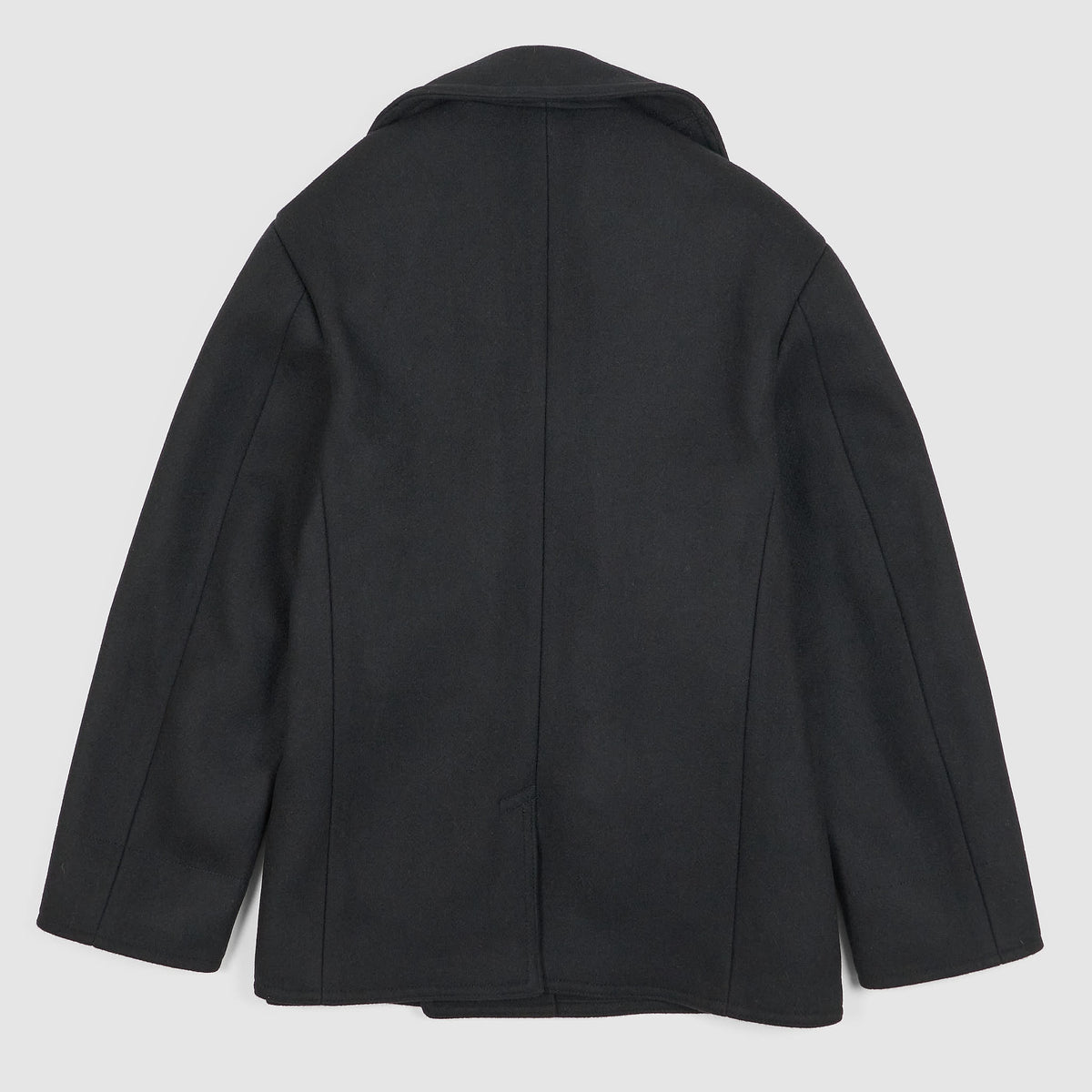 Buzz Rickson&#39;s P-Coat With Leather Trims Wiliam Gibson Collection