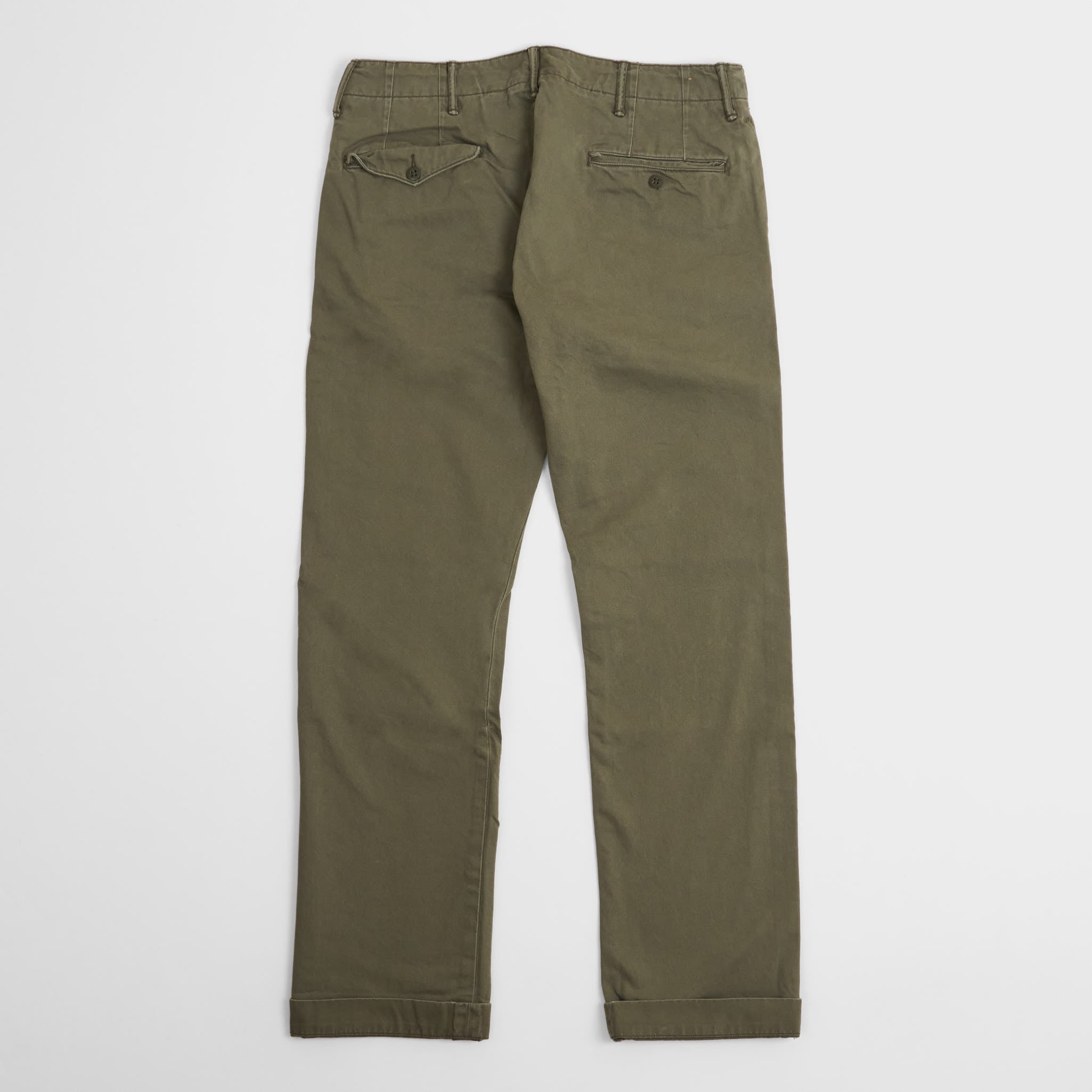 Double RL『CHINO OFFICER PANT』(BLACK) Double RL Officer Field