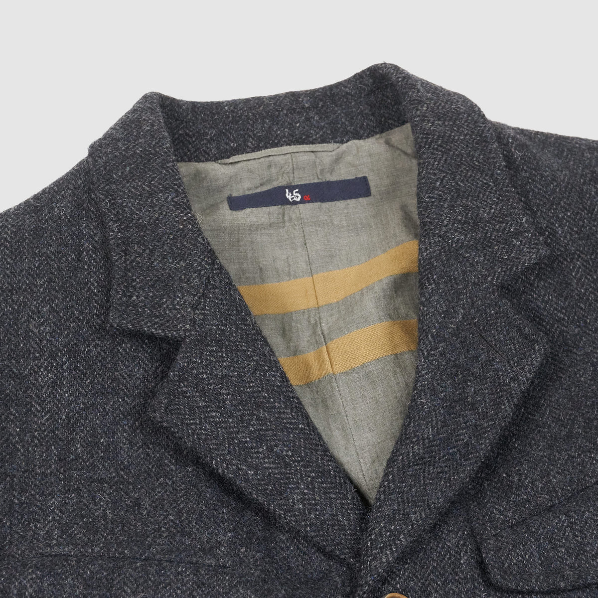 45rpm Herringbone Shetland  Wool Blazer Jacket