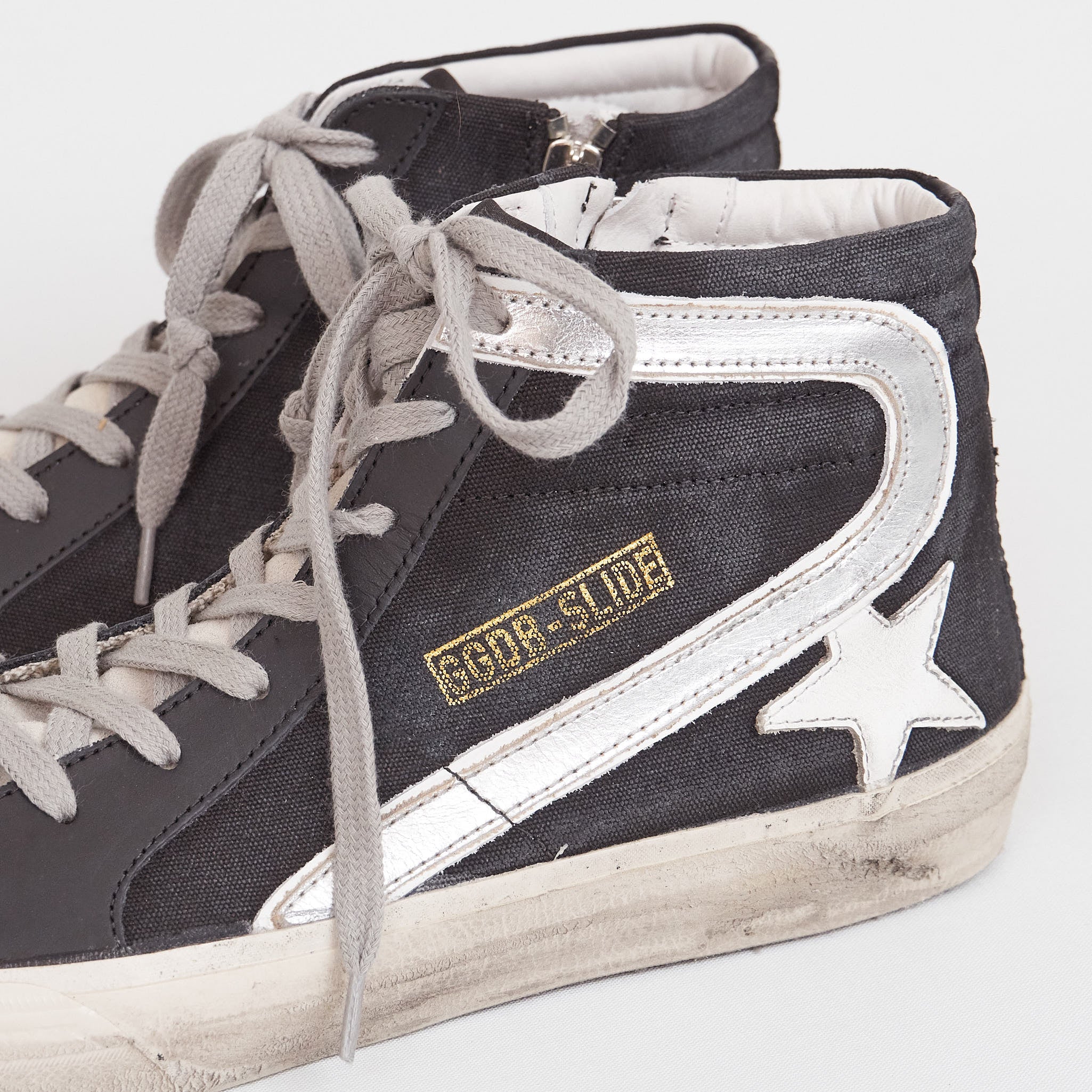 Men Sneakers Golden Goose Slide High Top Sneakers Golden Goose