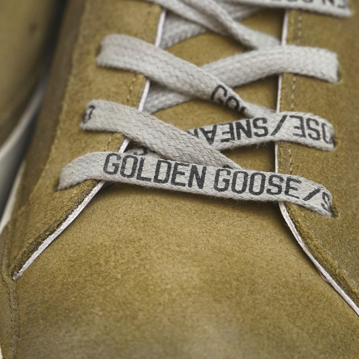 Golden Goose Superstar White Green Blue Sneakers