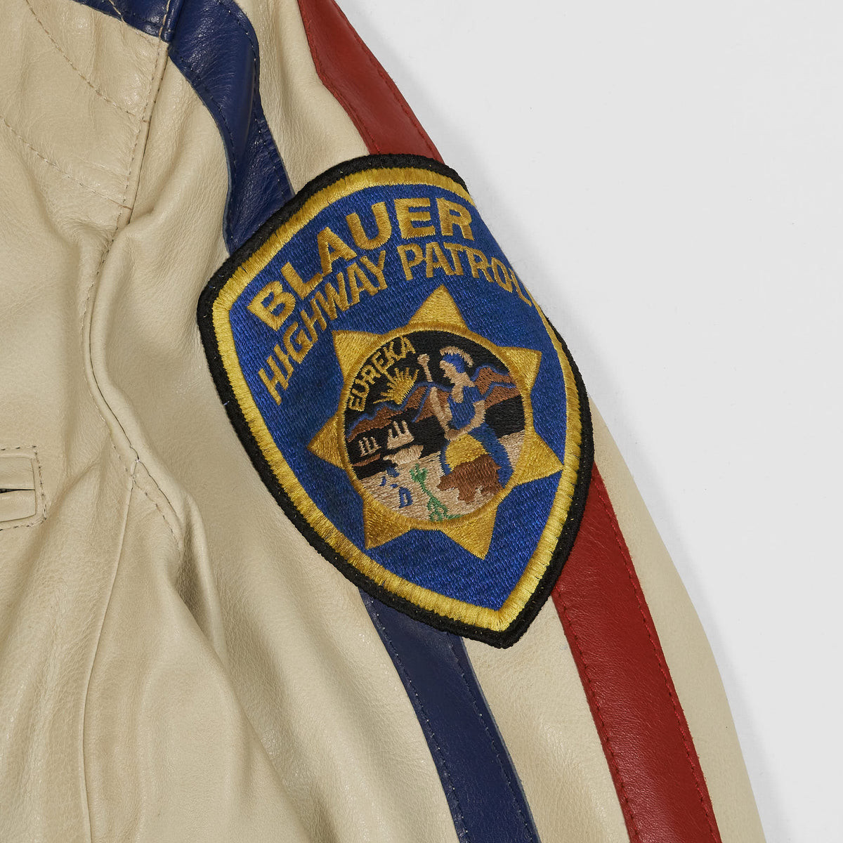 Blauer Ladies Highway Patrol Cafe RacerLeather Jacket