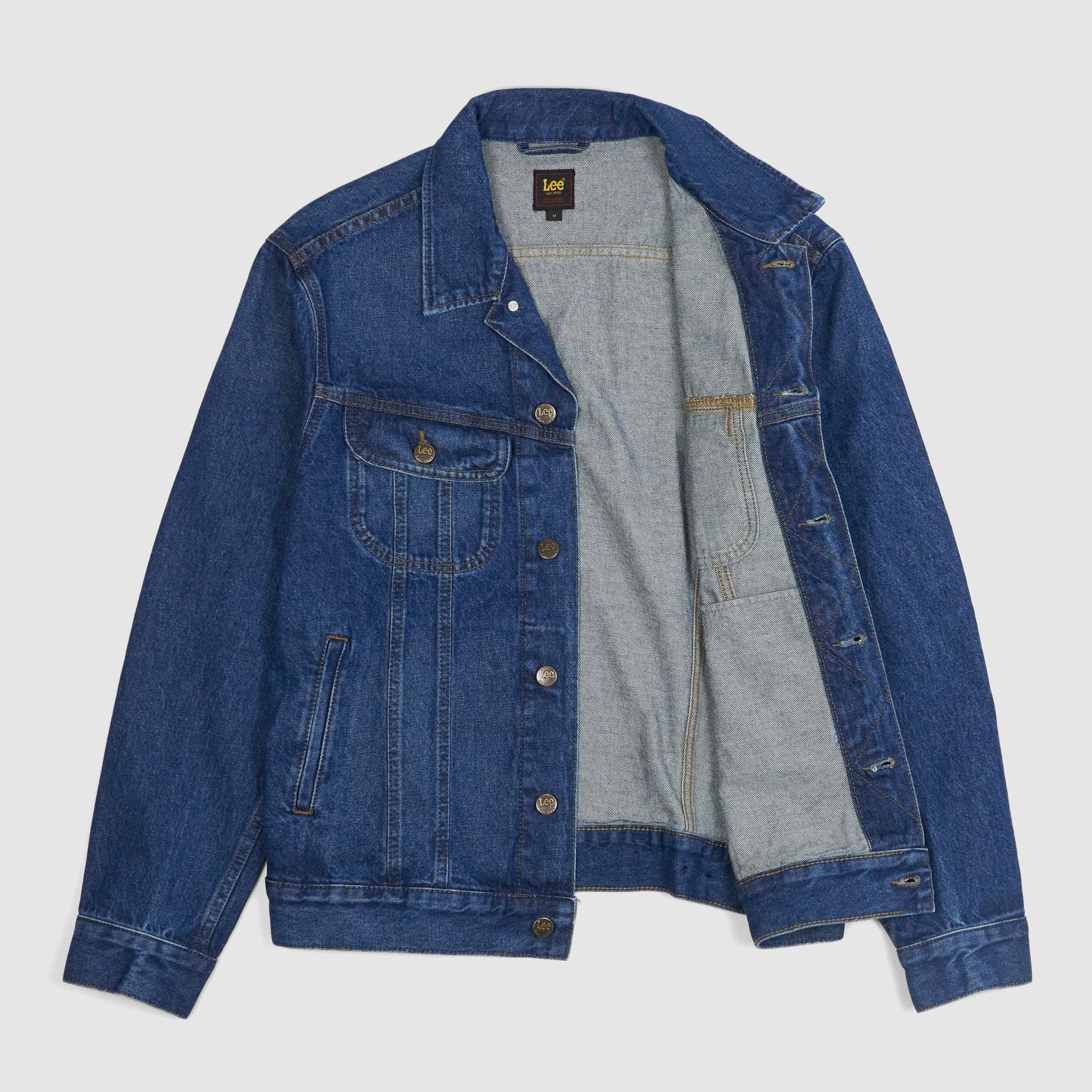 Lee rider jacket dark stonewash hot sale