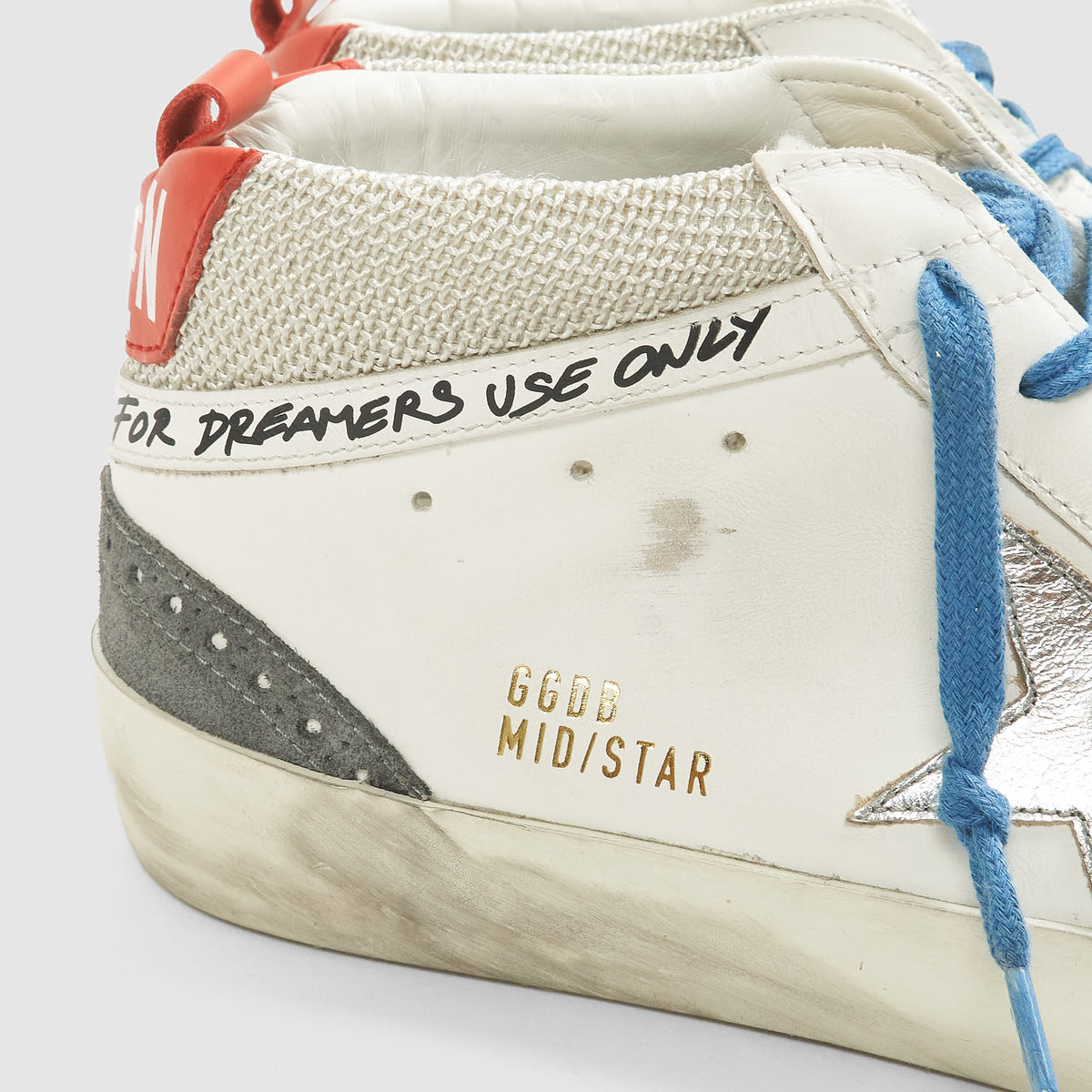 Golden Goose High White Mid Star Double Quarter Sneakers