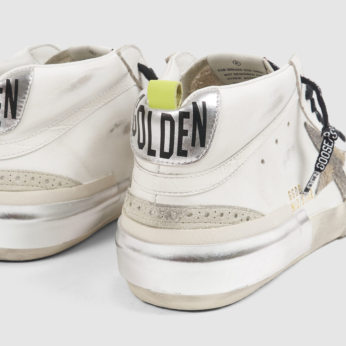 Golden Goose High White Camouflage Mid Star Classic Sneakers