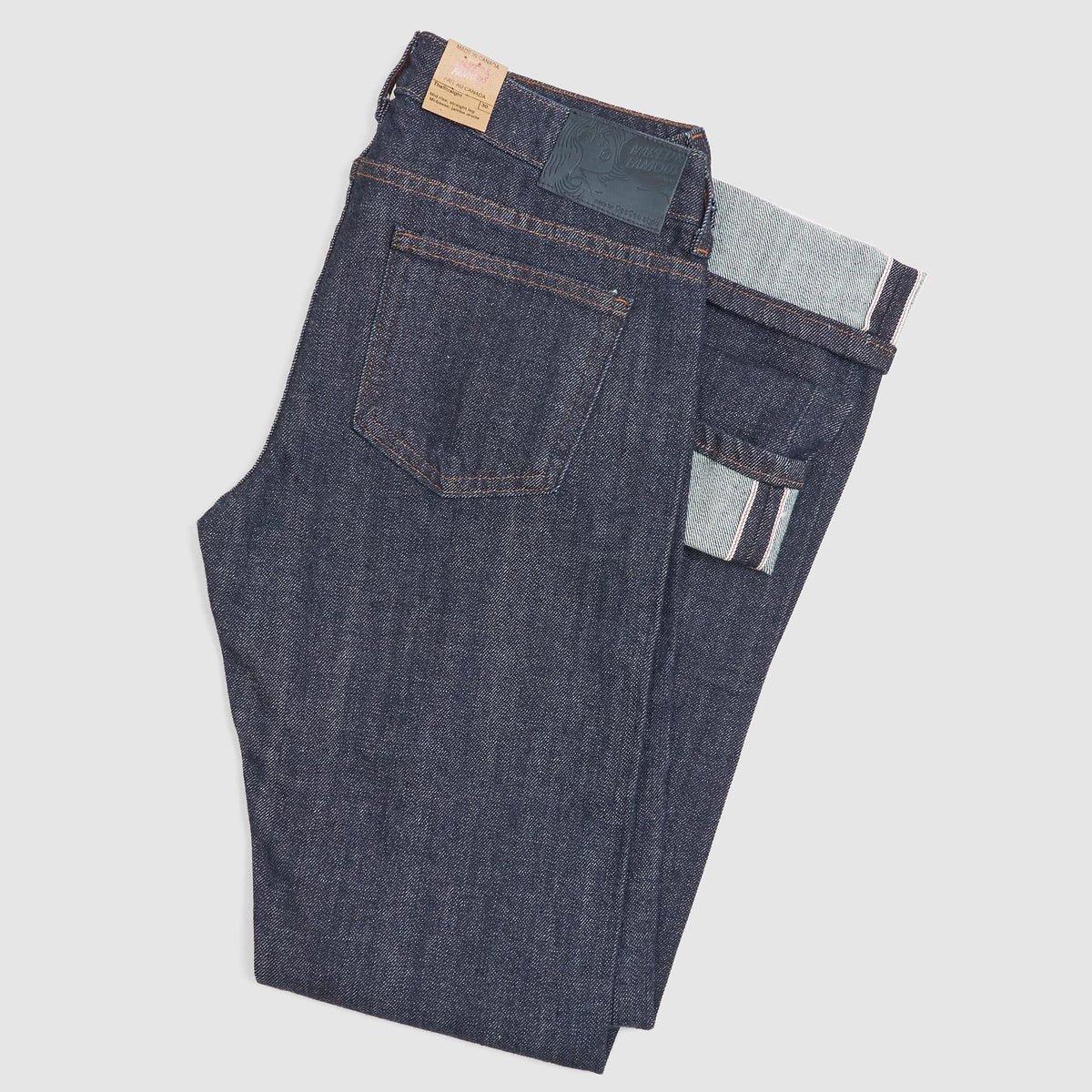 Naked &amp; Famous x DeeCee style Ladies Selvage Denim The Straight Rinsed
