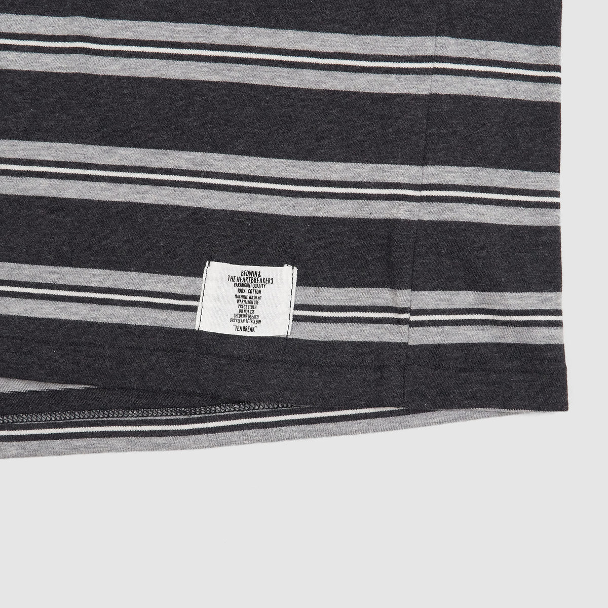Bedwin &amp; The Heratbreakers Striped Short Sleeve Pocket Crew Neck T-Shirt