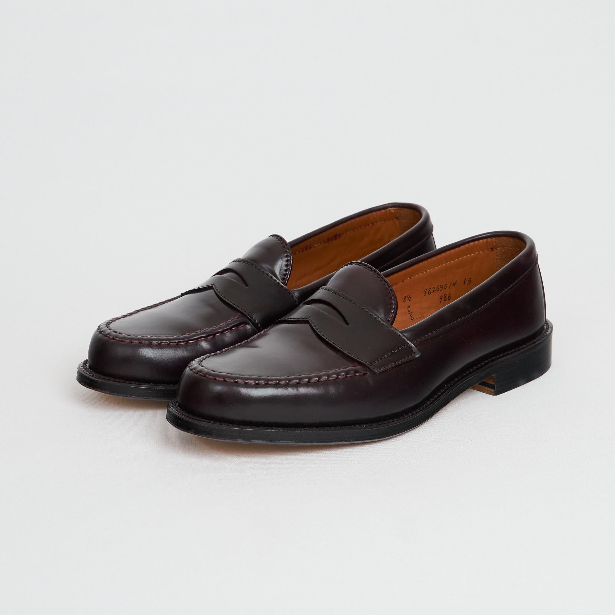 Alden Penny Loafer Shell Cordovan 986 - DeeCee style