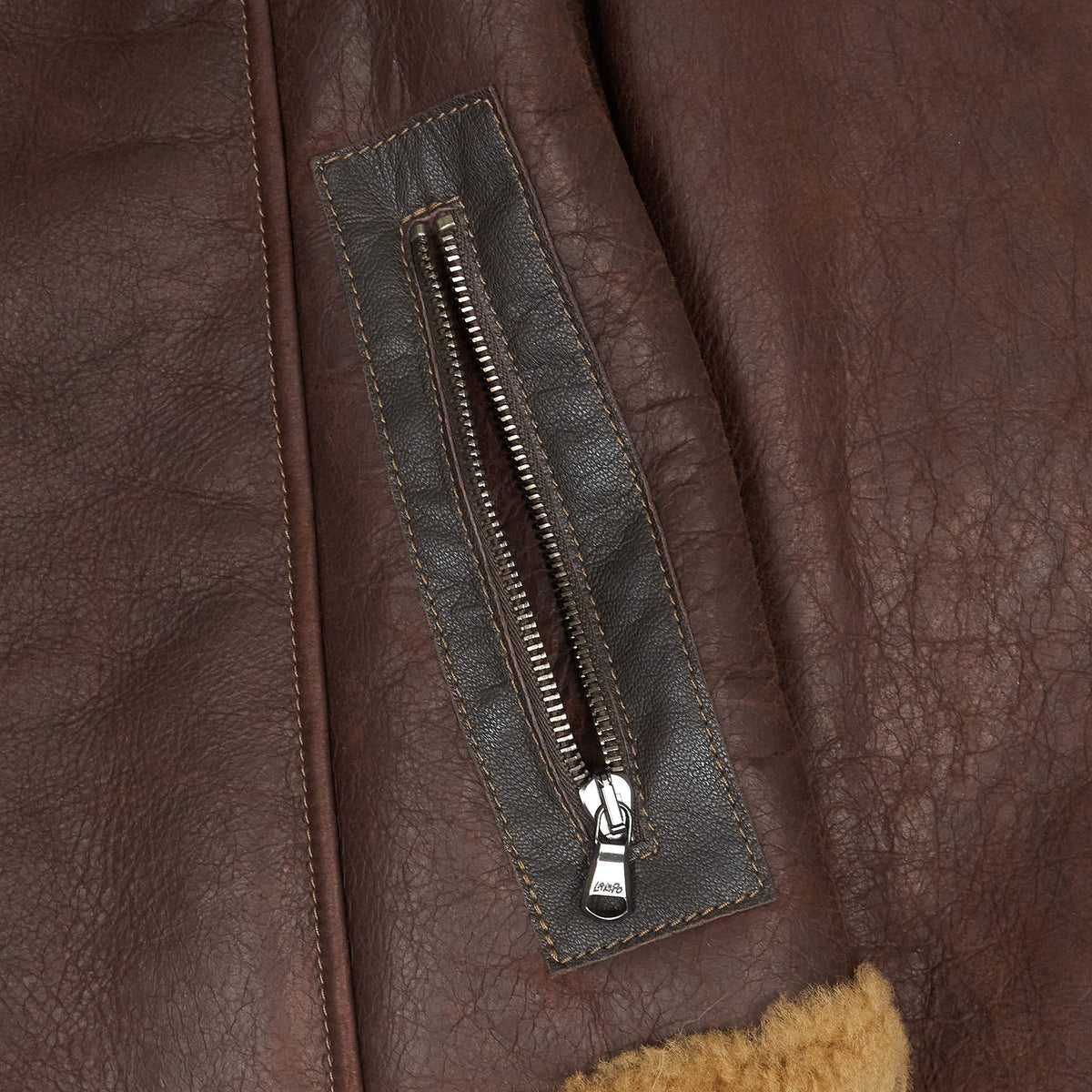 Stewart Ladies Shearling Leather Jacket