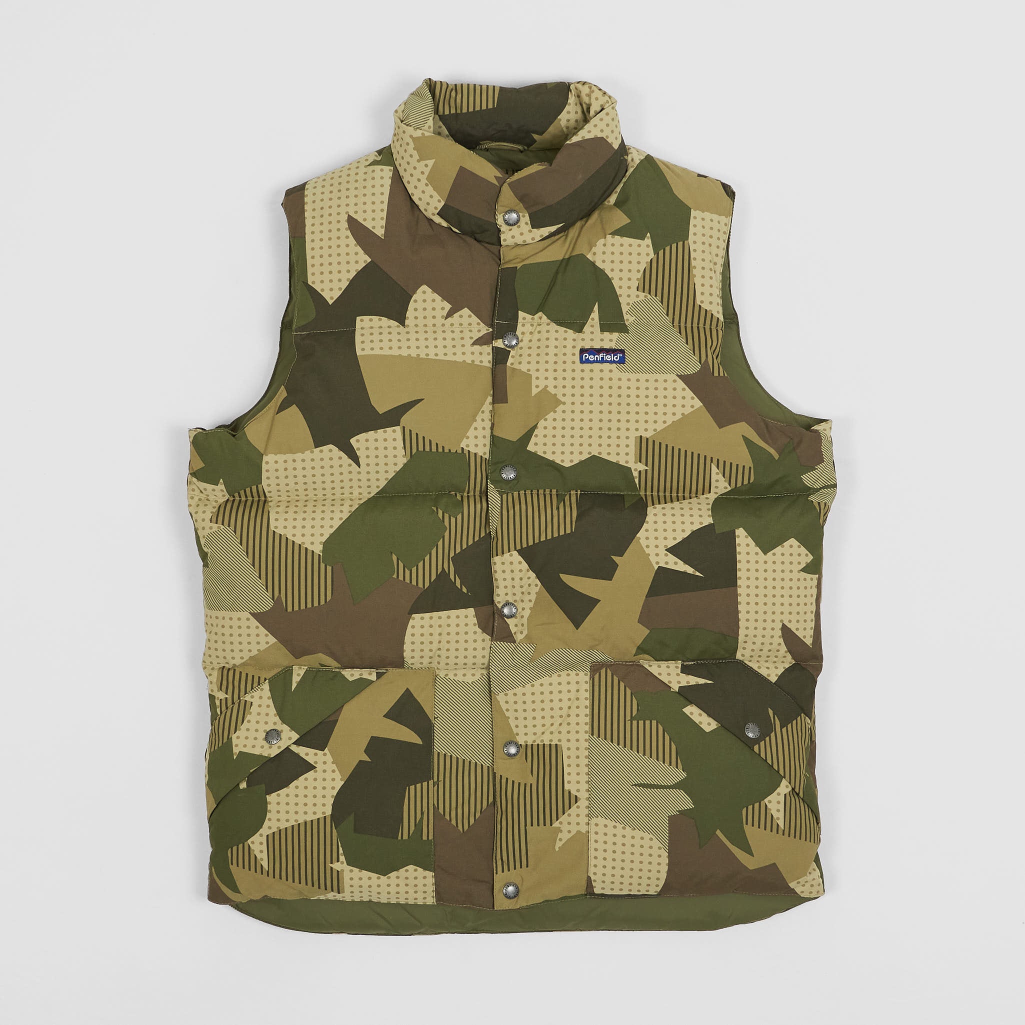 Penfield Outback Camo Down Vest - DeeCee style