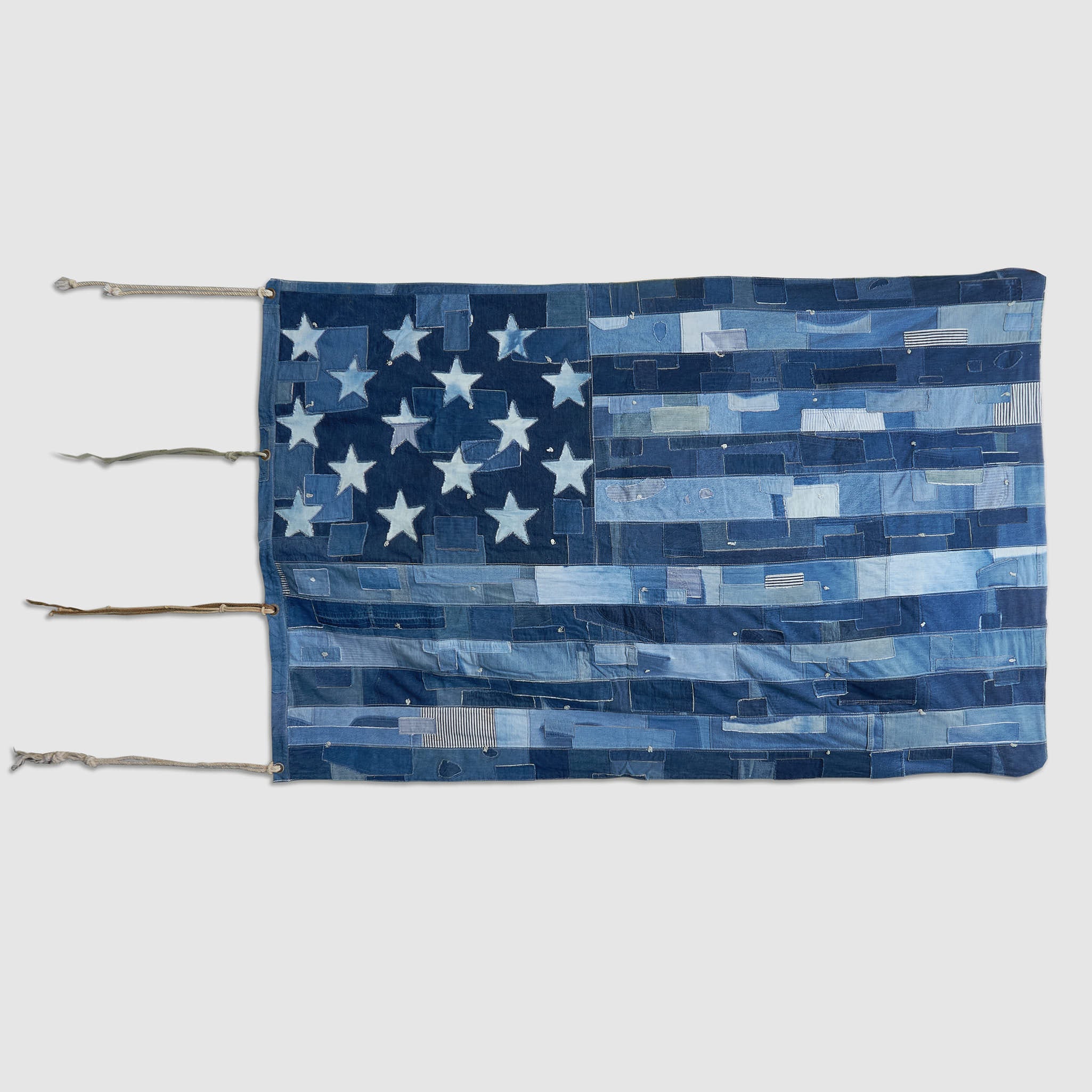 J. Augur Design Hand Made Patchwork Denim USA Flag - DeeCee style