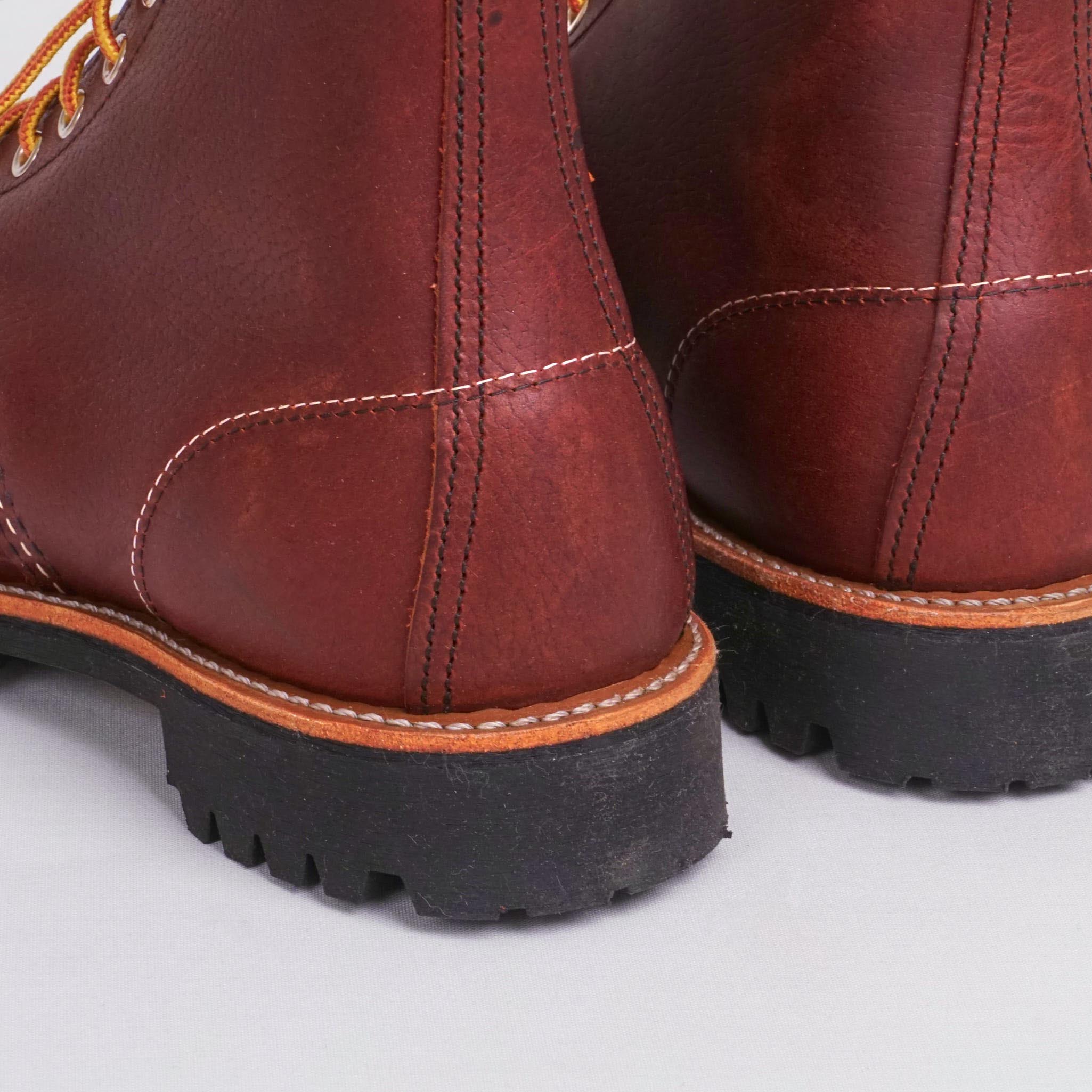 Red Wing Heritage Shoes Roughneck Moc Toe with Vibram Sole 8146 DeeCee style