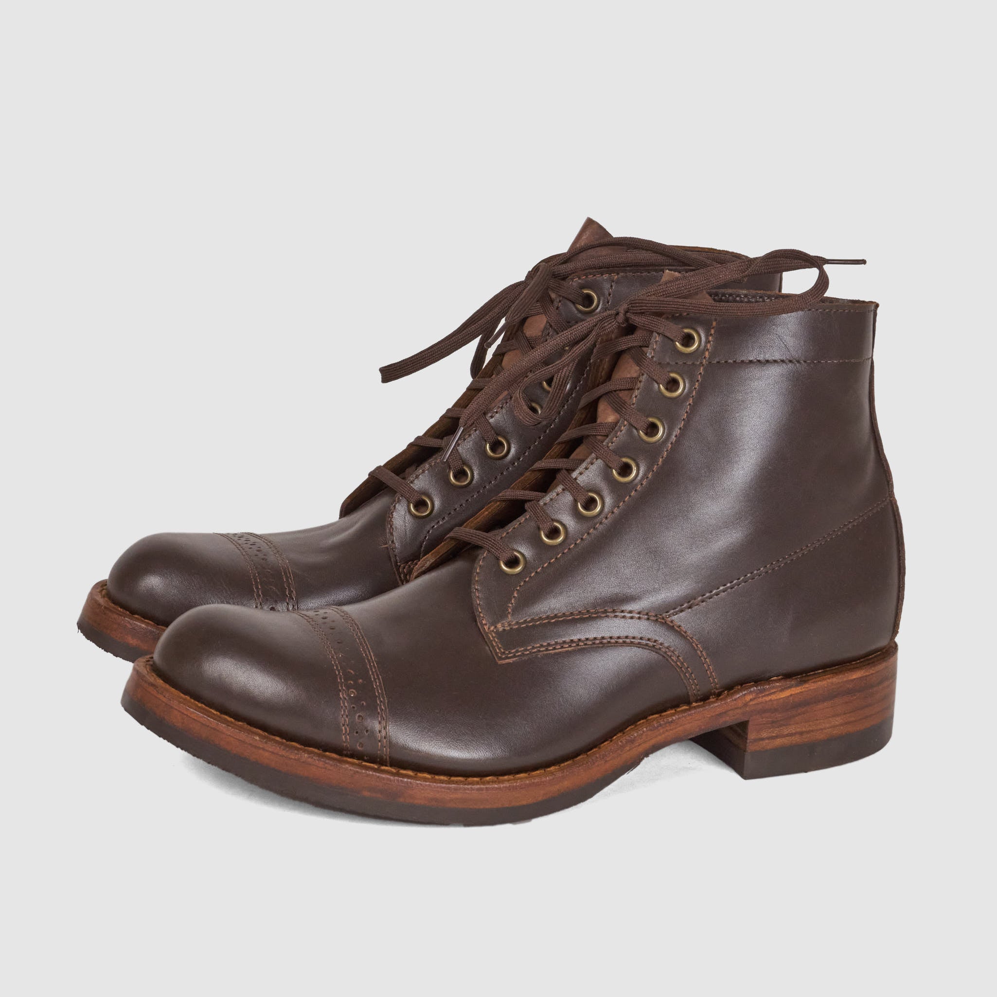 レア　julian boots 靴　rrl Julian Boots Saint James Rubber Sole - DeeCee style