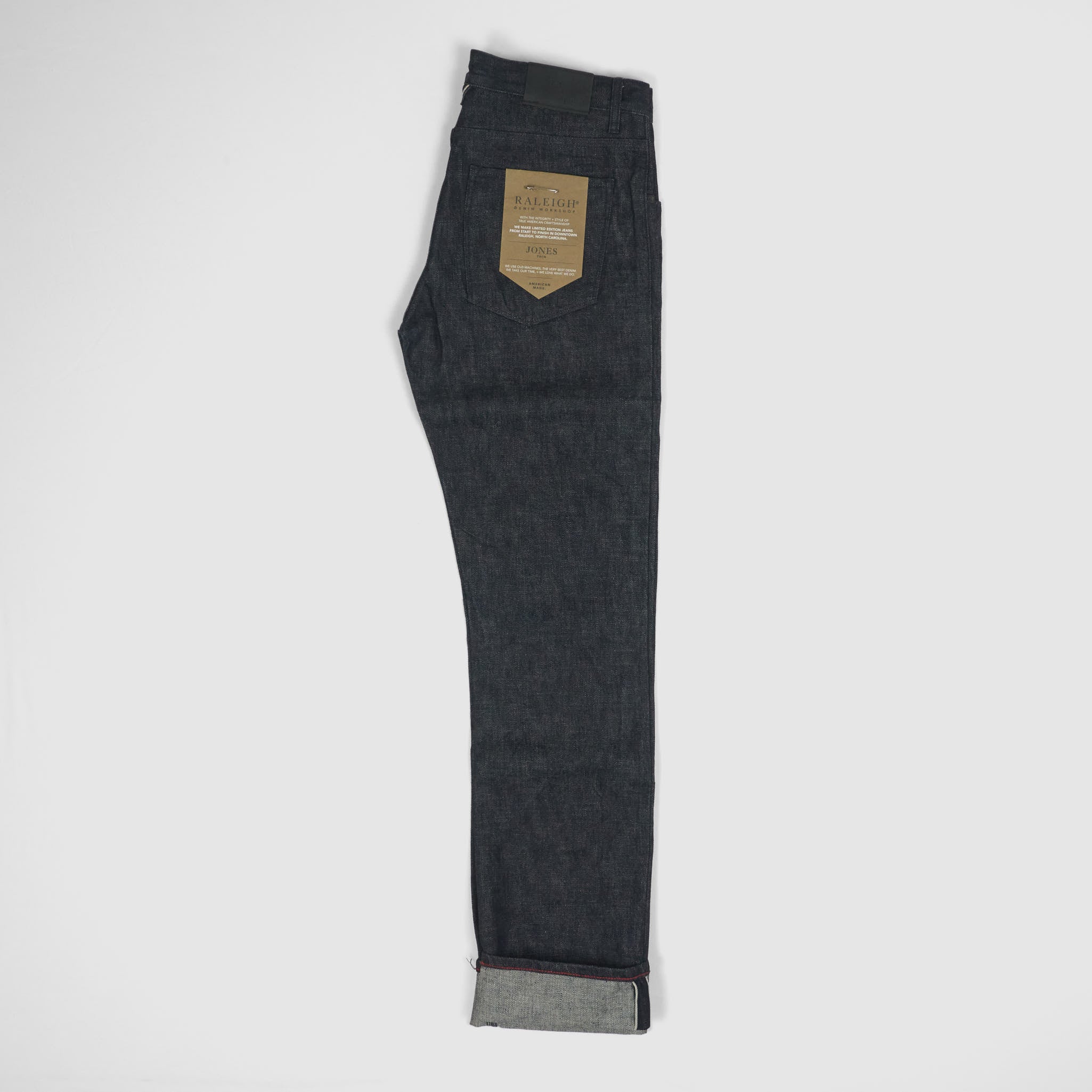 Raleigh Denim Workshop Jones Rinsed Selvage Jeans - DeeCee style