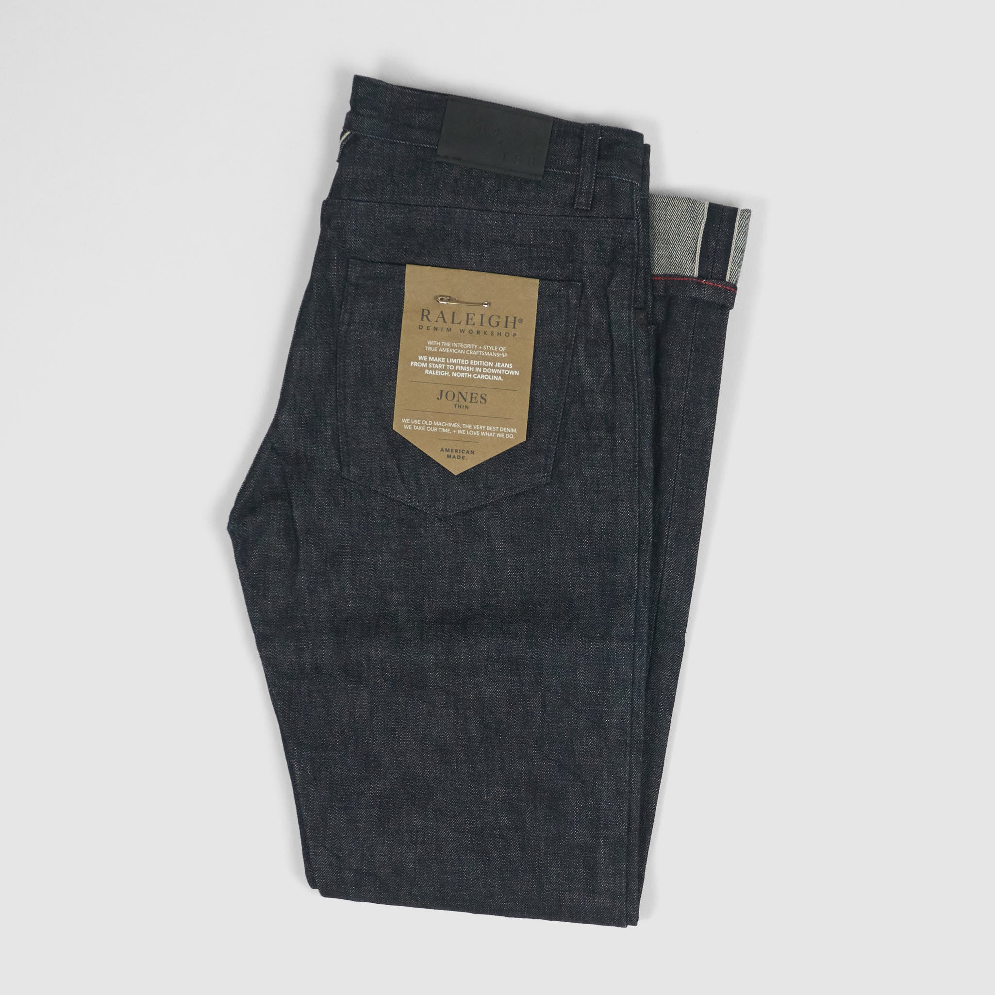 Raleigh Denim Workshop Jones Rinsed Selvage Jeans - DeeCee style