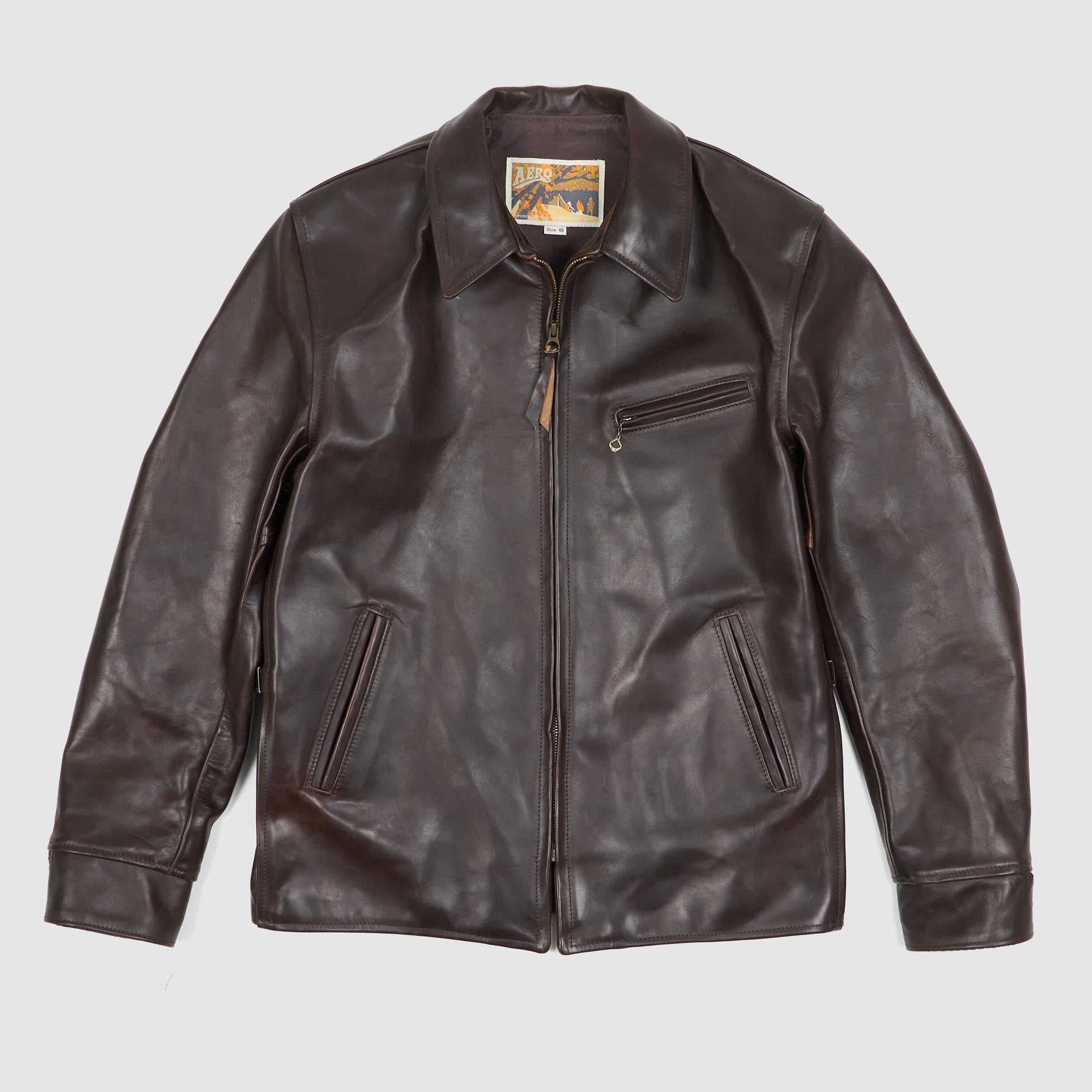 Aero leather jacket for sale deals