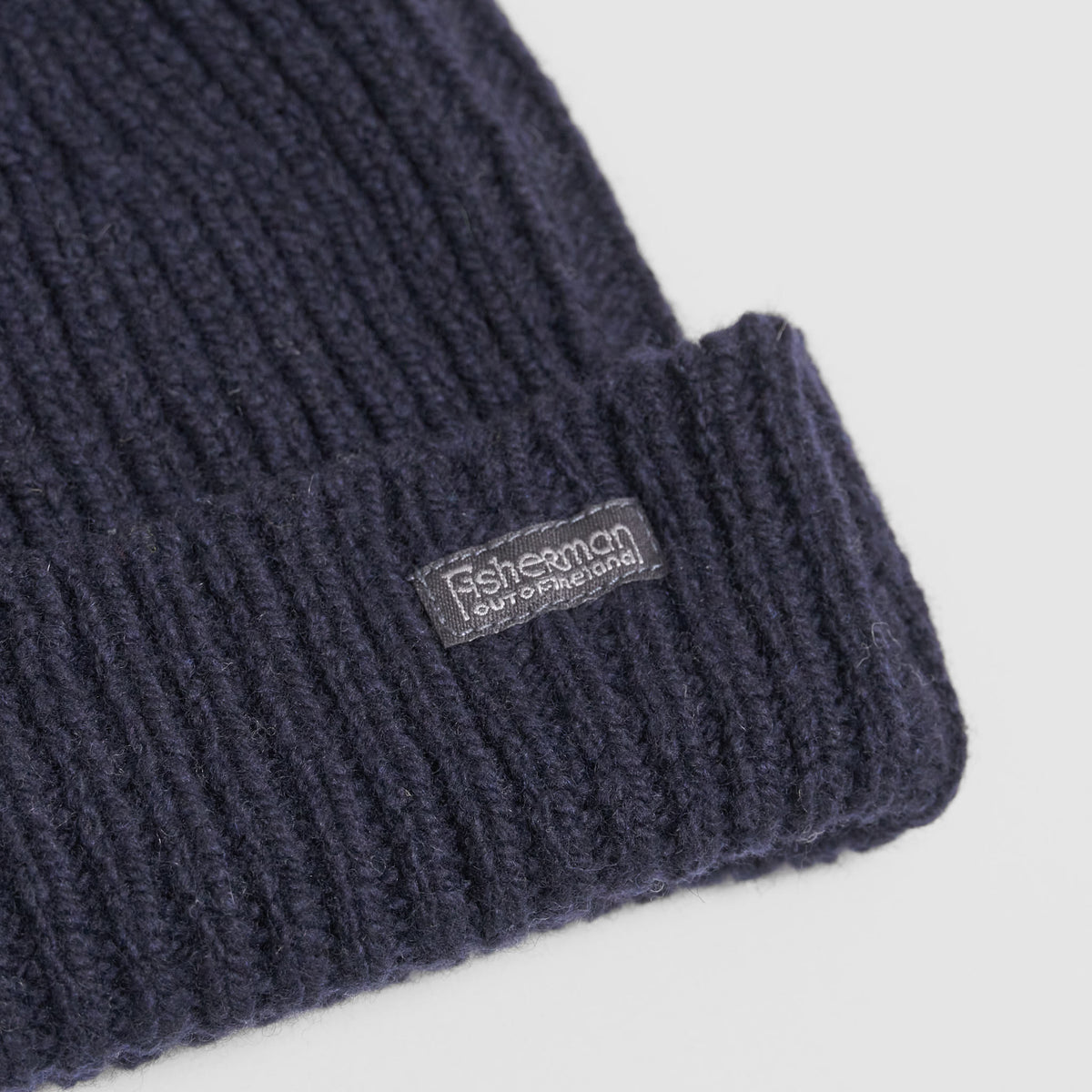 Fisherman Out Of Ireland Wool Classic Ribbed Beanie