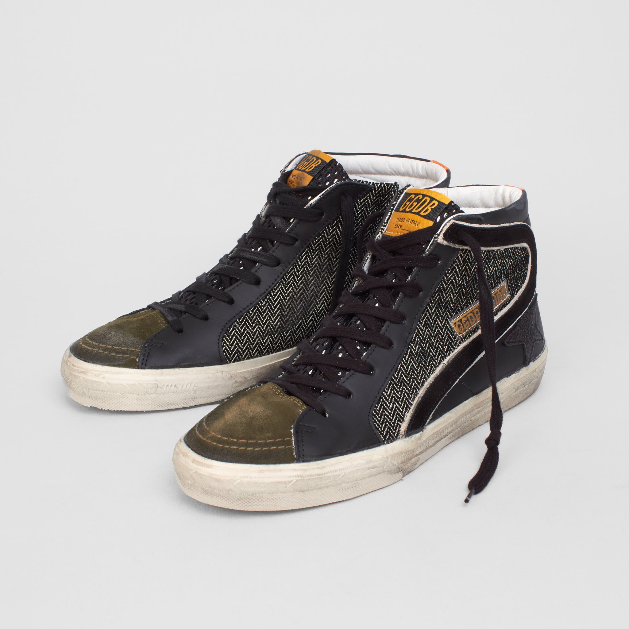 Golden goose discount tweed sneakers