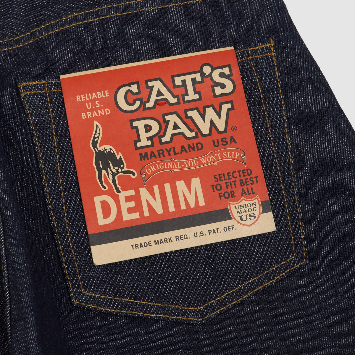 Sugar Cane Cats-Paw Jeans