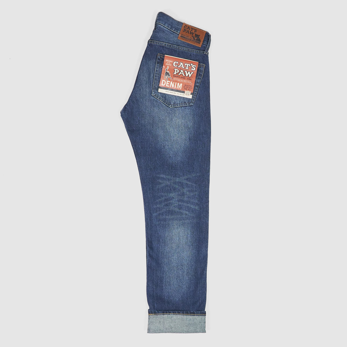 Sugar Cane Cats-Paw 5-Pocket Denim Jeans