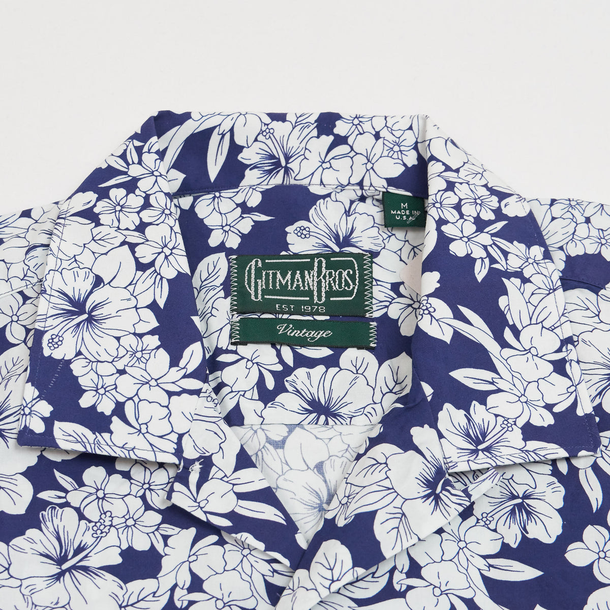 Gitman Vintage Hawaiian Hibiscus Shirt