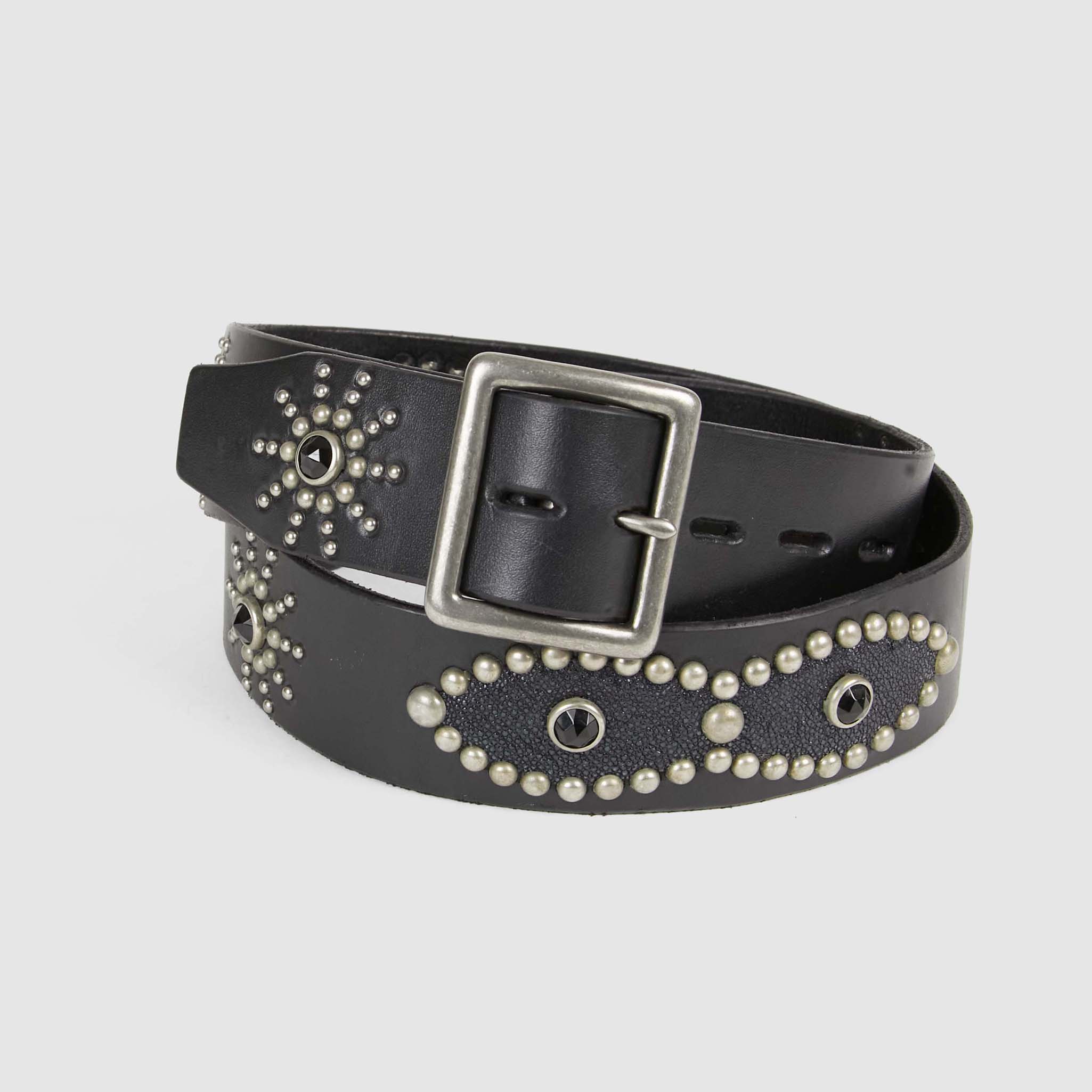 HTC Leather Belt with Studs and Decorations - DeeCee style