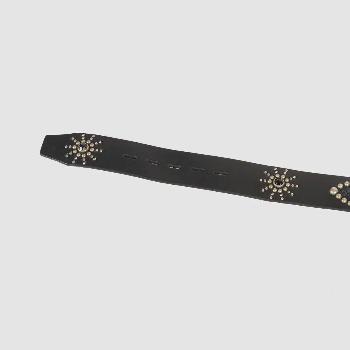 HTC Leather Belt with Studs and Decorations