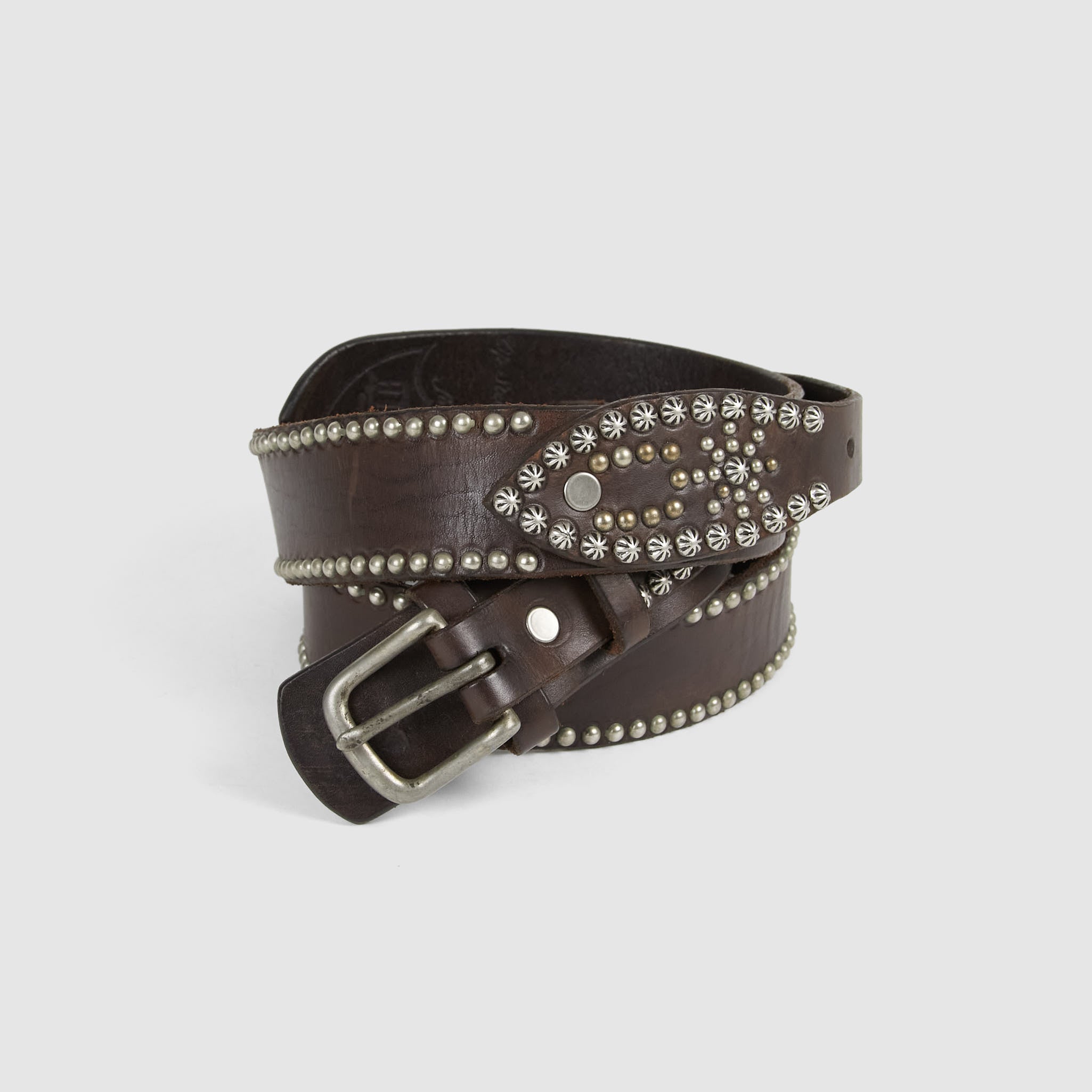 HTC Leather Ranch Belt with Studs - DeeCee style