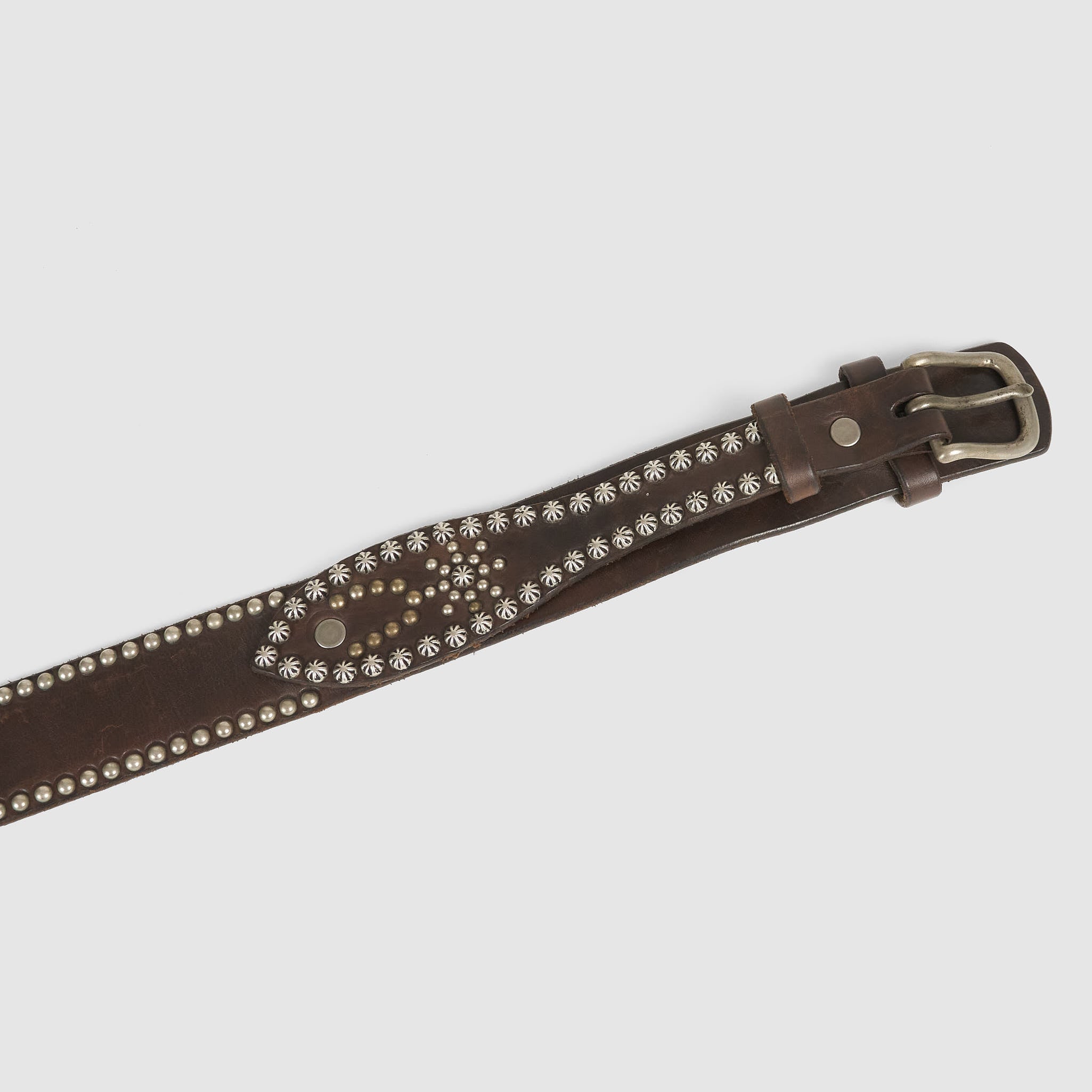 HTC Leather Ranch Belt with Studs - DeeCee style