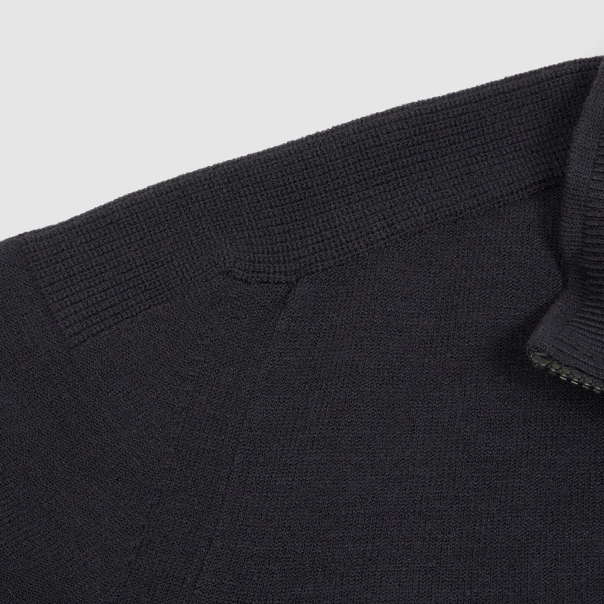 Stone Island Knitted Full-Zip Turtleneck Cardigan