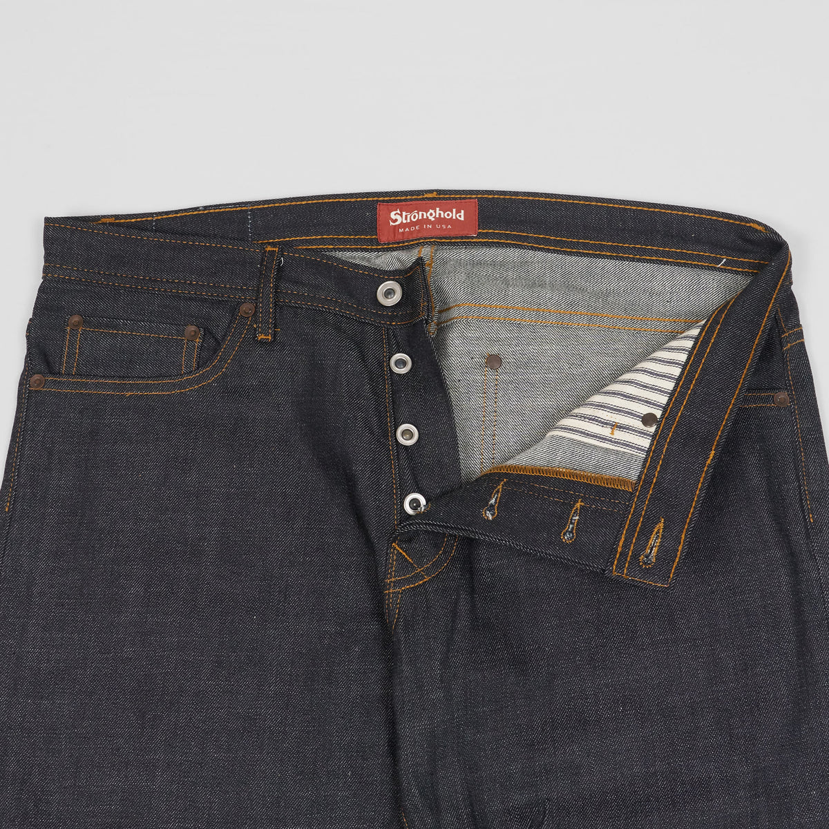 Stronghold  5-Pocket Regular Raw Denim Jeans