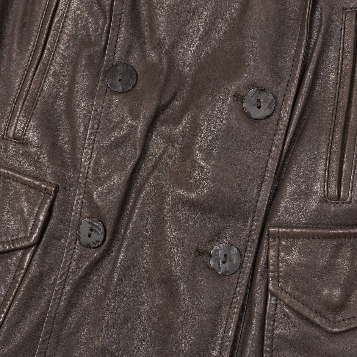 Stewart Ladies Peacoat Leather Jackets