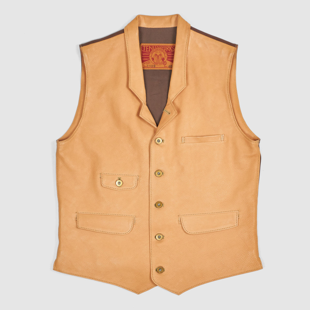 Tenjin Works Craftman Leather Vest