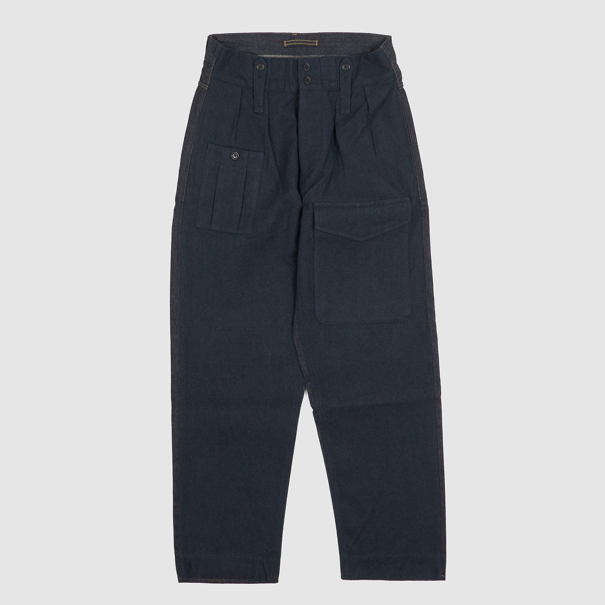 Nigel Cabourn Military Wool / Denim Chino Trousers