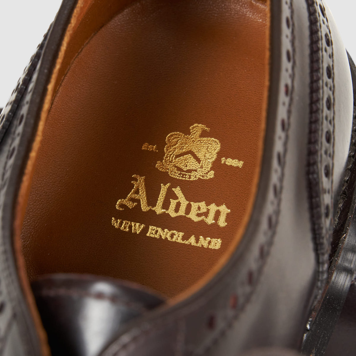 Alden Shoes Oxford Brogue 2145 Leather Shoes