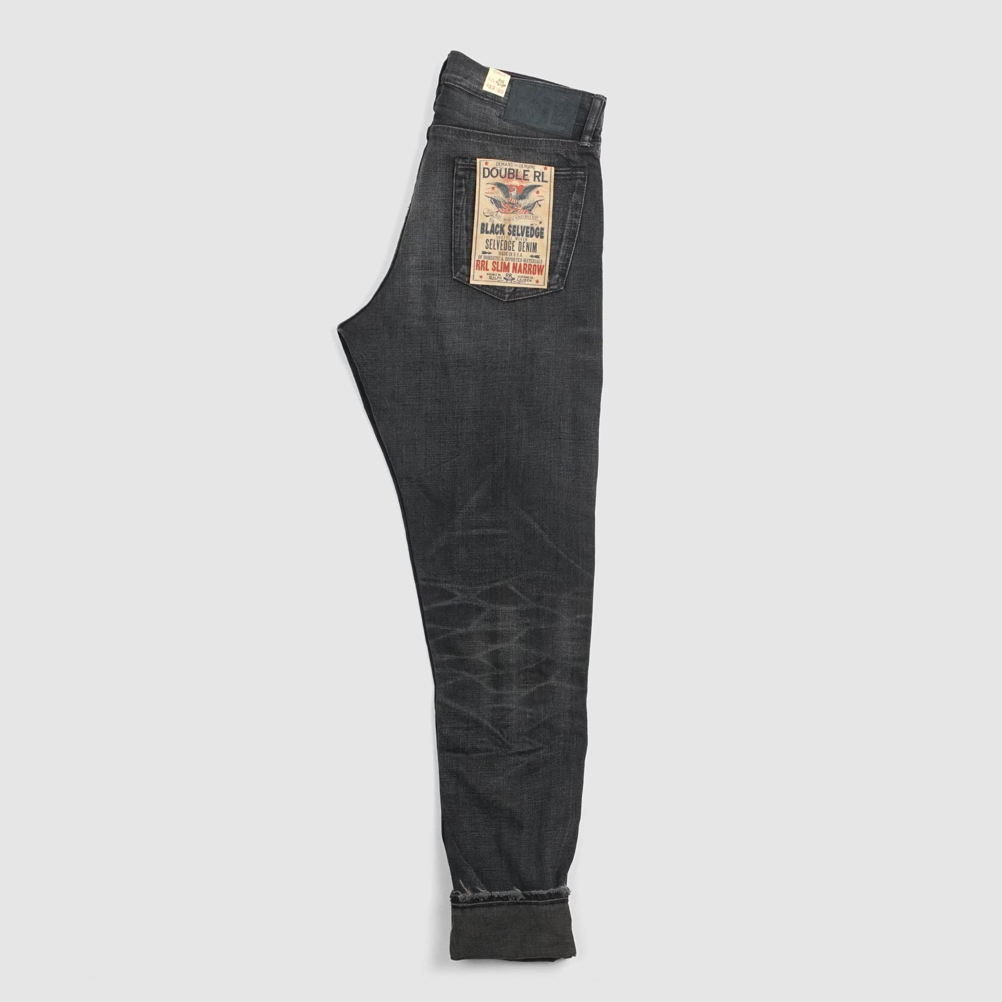 Double RL Selvage Denim Jeans Slim Narrow - DeeCee style