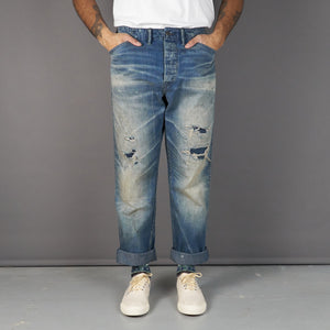 Double RL U.S Military Distressed Denim Work Pants - DeeCee style