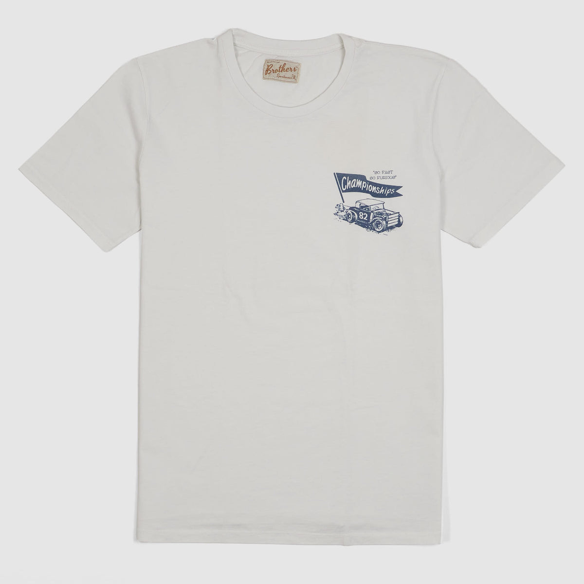 Brothers Sportswear Printed Short Sleeve Crew Neck T-Shirt