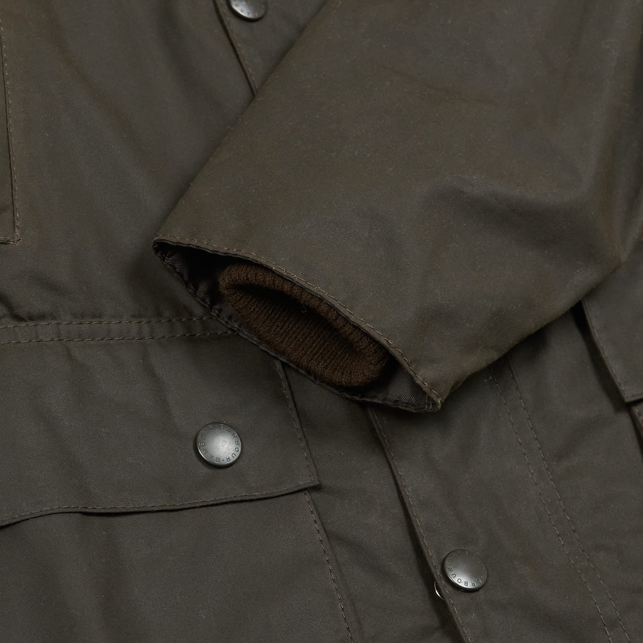 Barbour trooper deals wax jacket olive