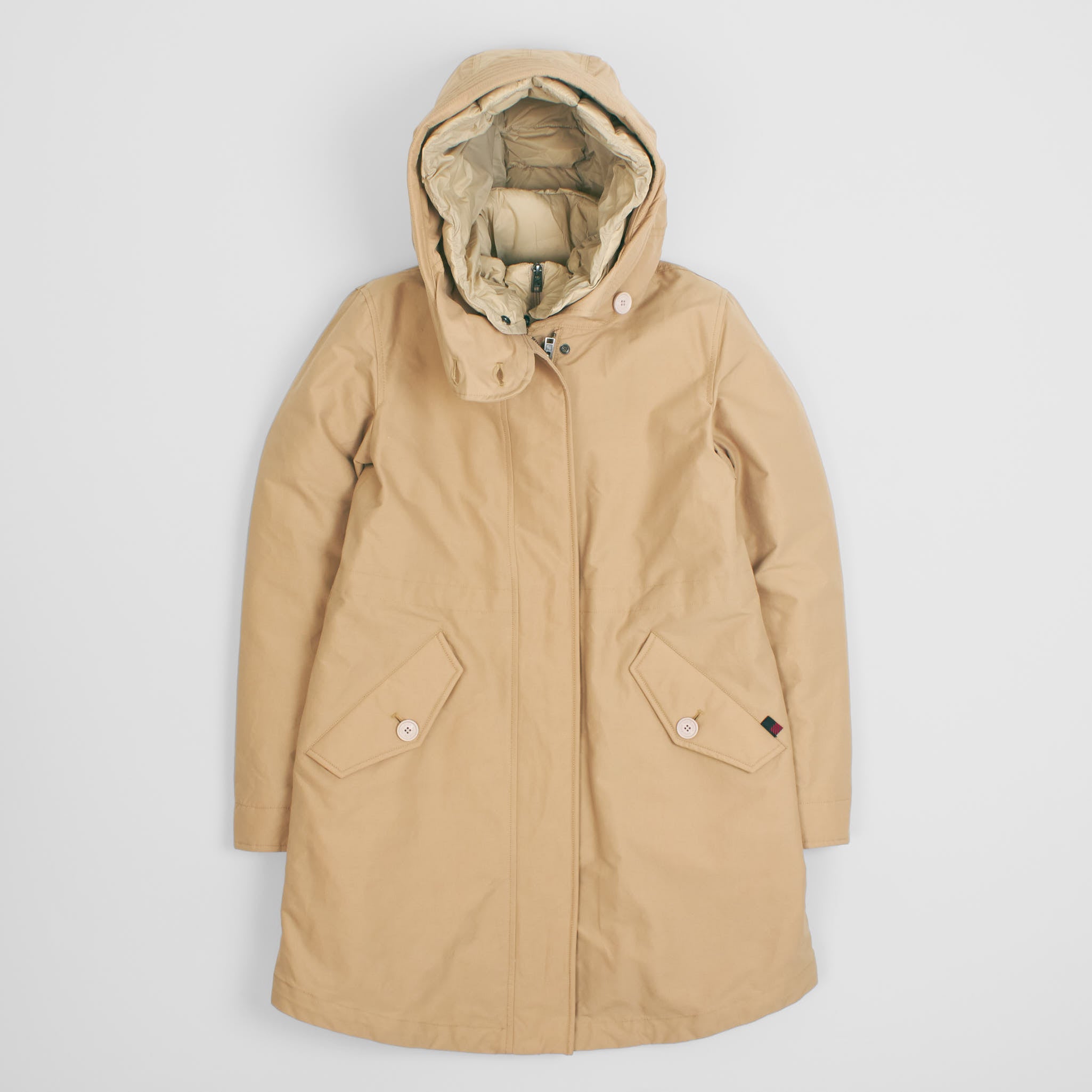 Woolrich Ladies Long Military in Parka