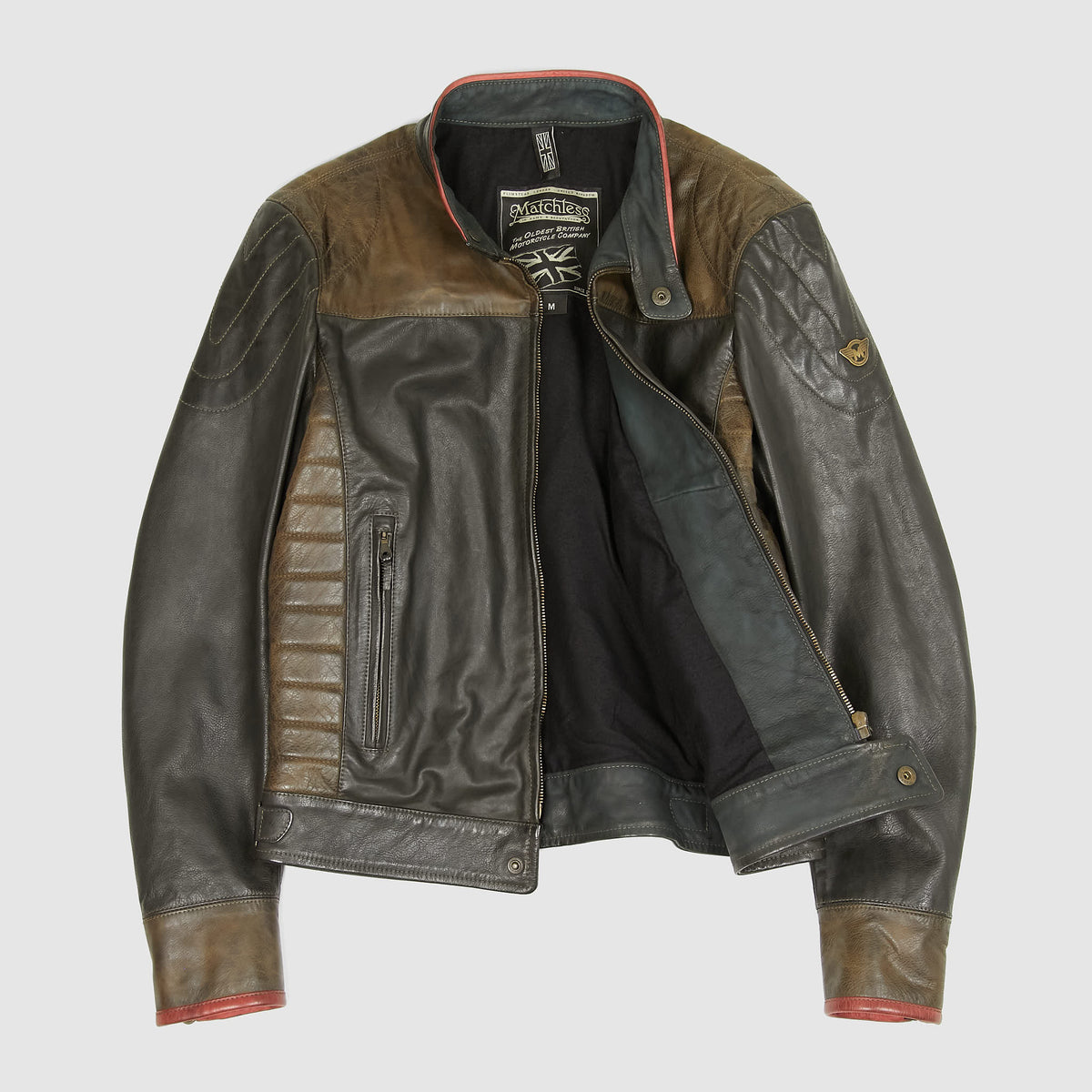 Matchless Model x Reloaded 2 Tone Leather Jacket