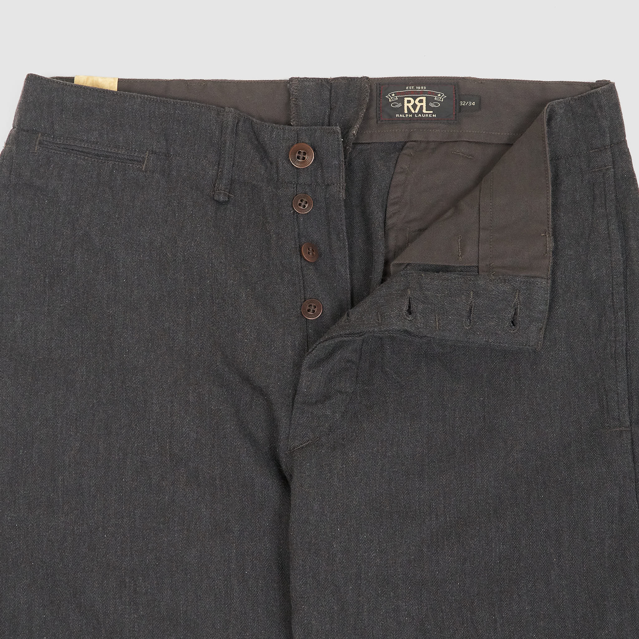 Double RL『CHINO OFFICER PANT』(BLACK) Double RL『CHINO OFFICER