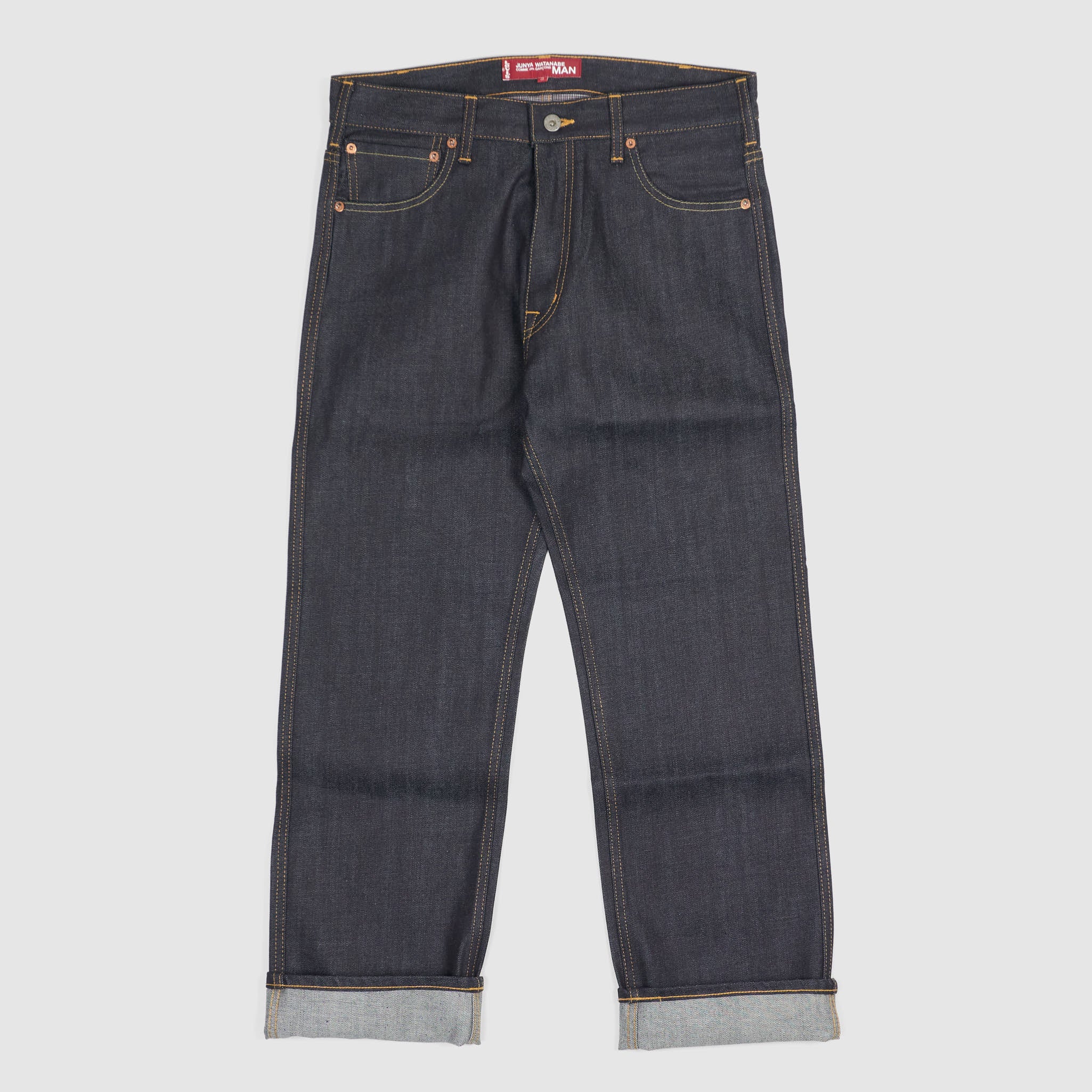 Junya Watanabe Man x Levi's® Cinchback Denim Blue Jeans - DeeCee style
