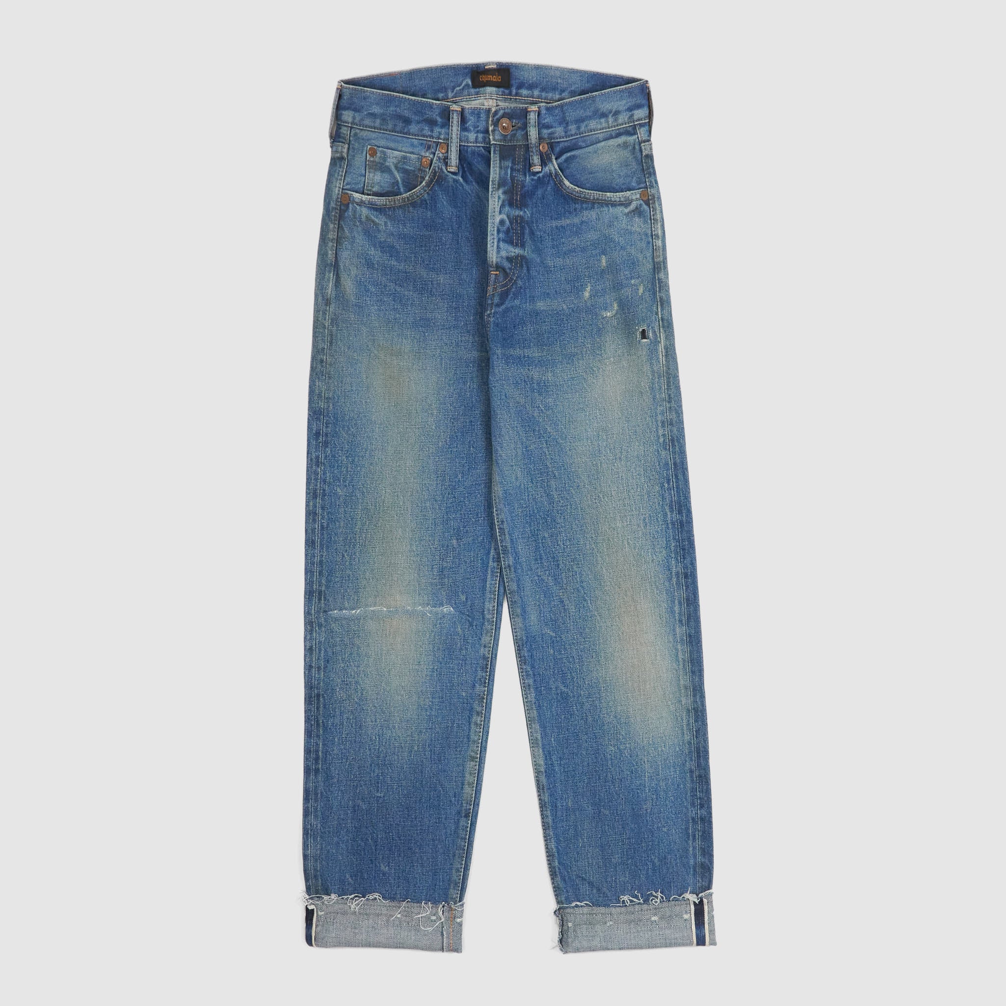 Chimala Heavy Washed Unisex Selvage Denim Jeans - DeeCee style