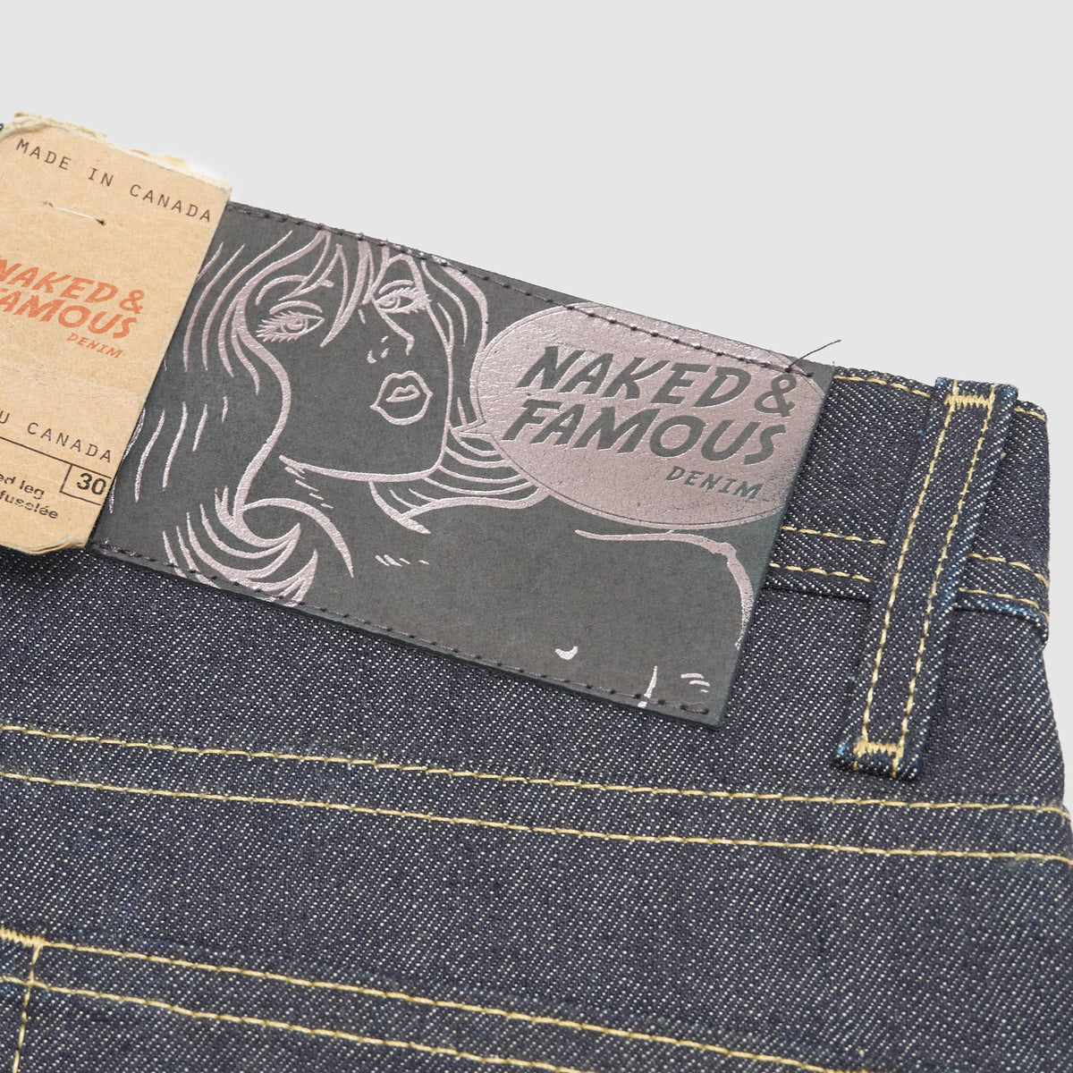 Naked &amp; Famous Guardian Selvage Denim Weird Guy