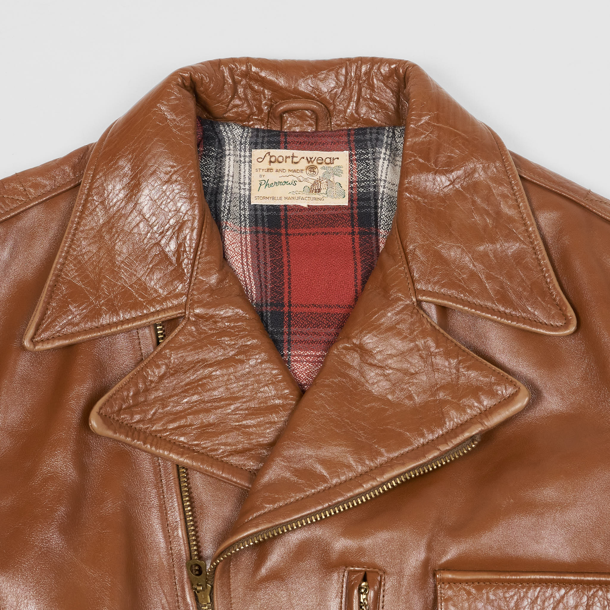 Front quarter hot sale horsehide jacket