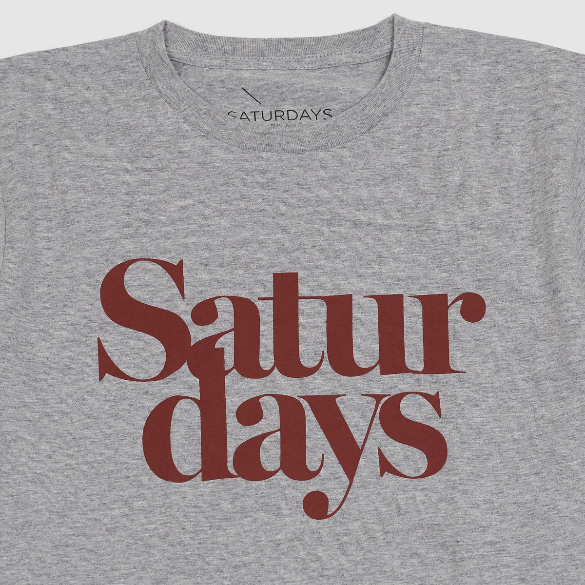 Saturdays NYC Front Logo Crew Neck Short Sleeve T-Shirt