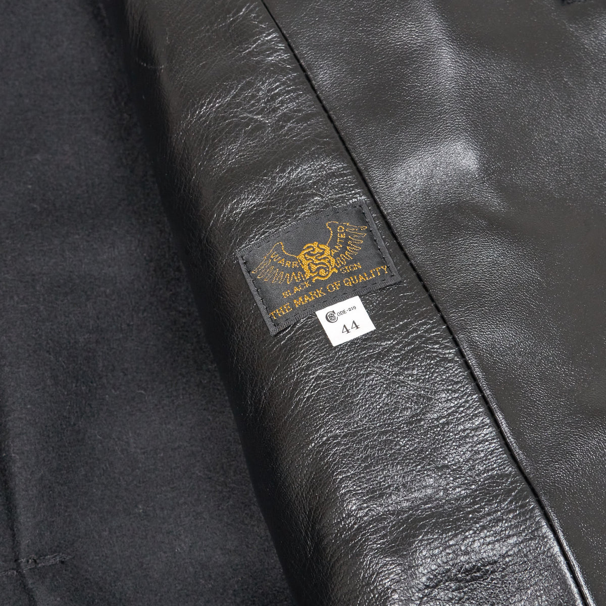 Black Sign Gaucho Leather/WoolCoat